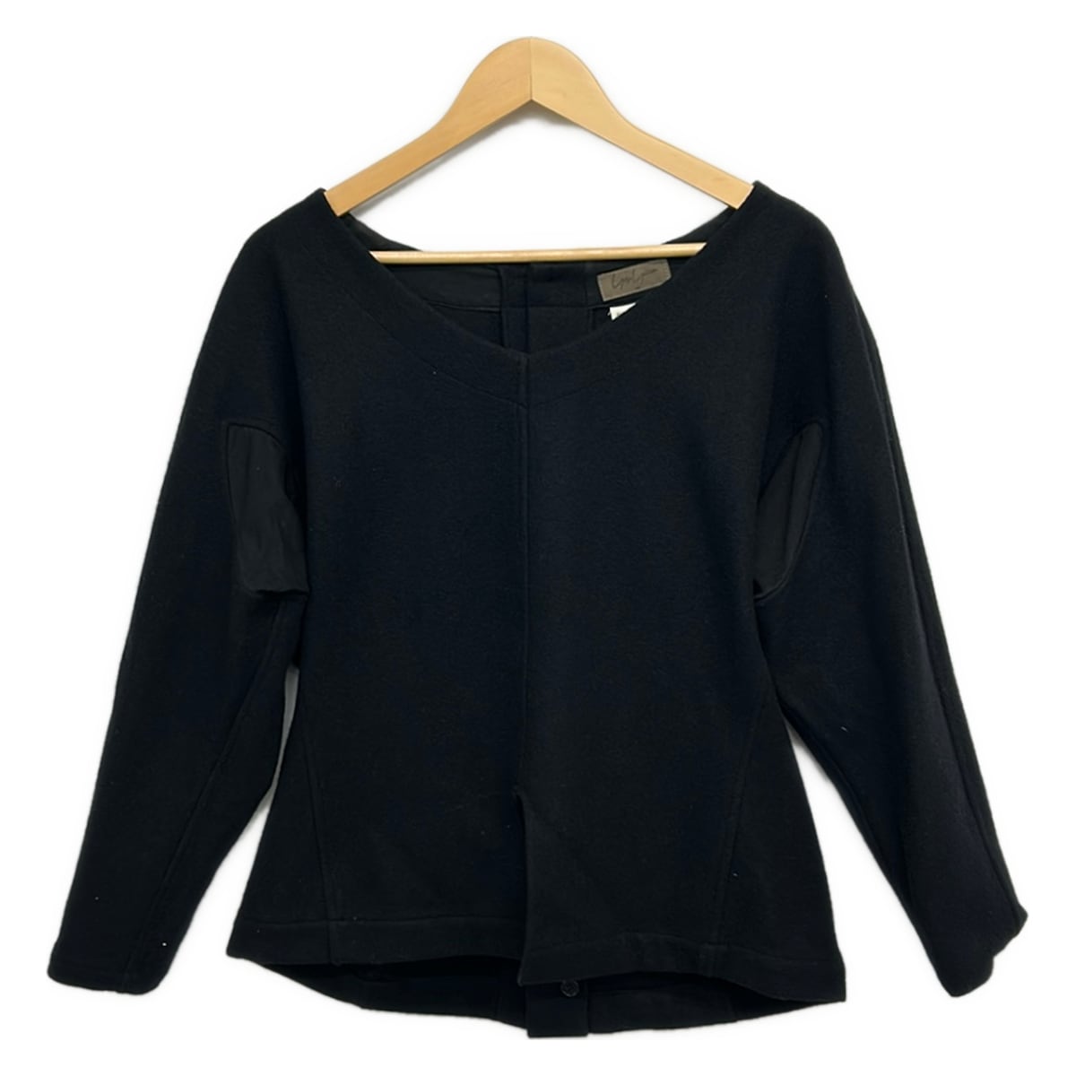 【中古】yohjiyamamoto(ヨウジヤマモト) 七分袖カットソー ダークネイビー