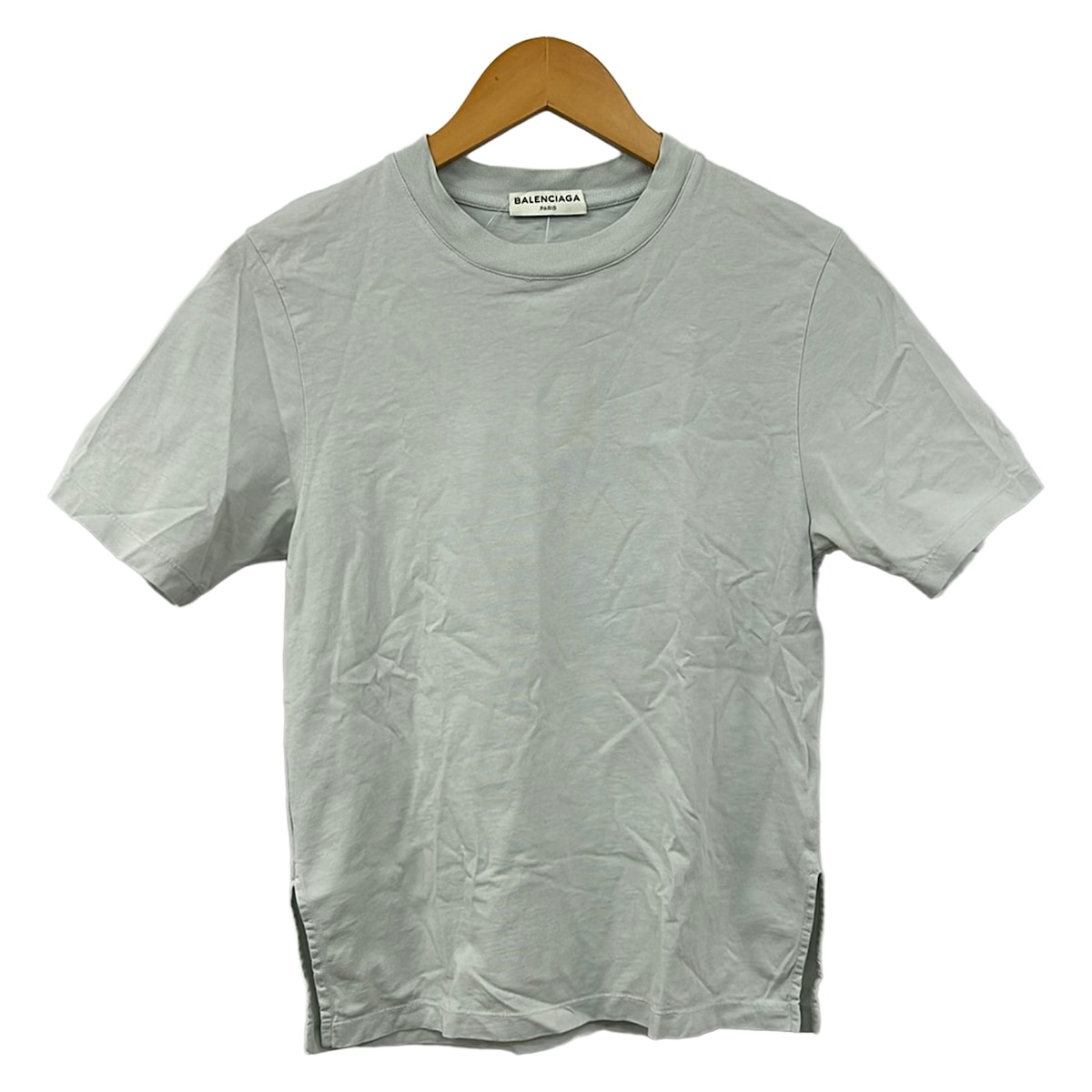 【中古】BALENCIAGA(バレンシアガ) 半袖プルオーバー ともし火青み