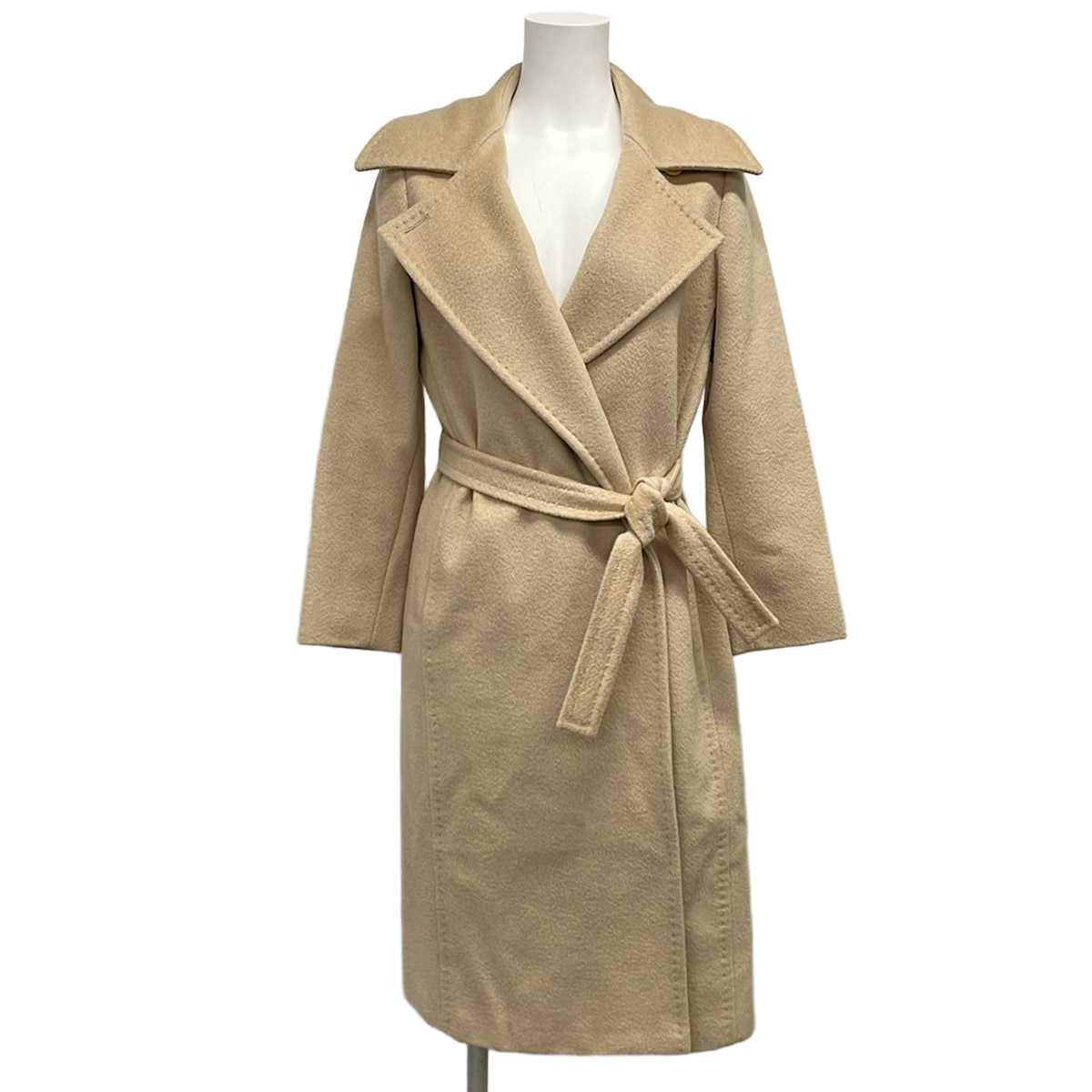 【中古】Max Mara(マックスマーラ) マニュエラ コート コート 長袖/秋/冬 ライトベージュ｜ブランディア　店