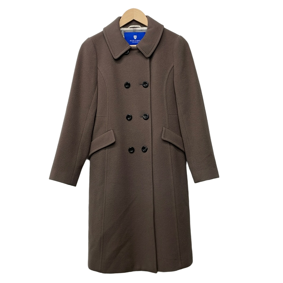 【中古】BLUE LABEL CRESTBRIDGE(ブルーレーベルクレストブリッジ) 厚地の外套 長袖/冬 暗然たる赤銅色