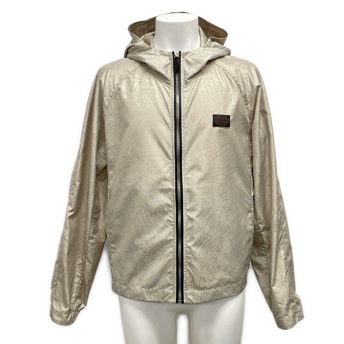 【新着】【中古】berluti(ベルルッティ) スクリット B-Way 上衣 長袖/春/秋 ベージュ×暗然たる赤銅色