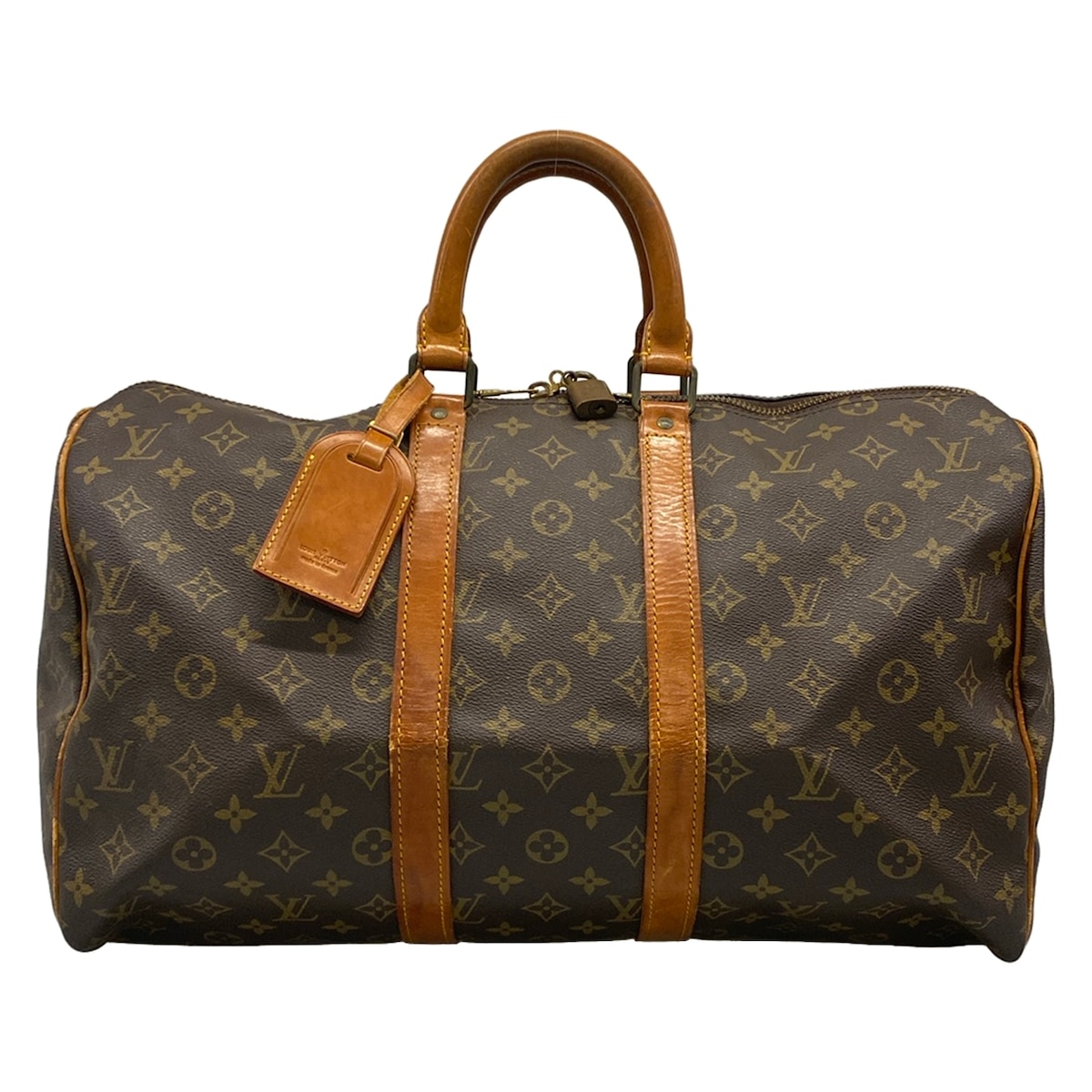 【中古】LOUIS VUITTON(ルイヴィトン) キーポル45 ボストンバッグ