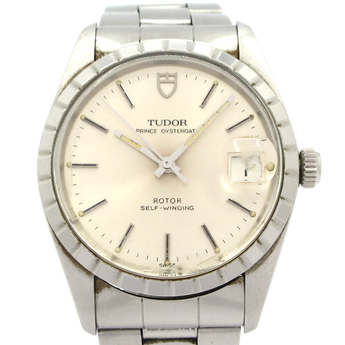 【新着】【中古】TUDOR(チューダー/チュードル) プリンスオイスターデイト ウオッチ SS/要OH しろがね色