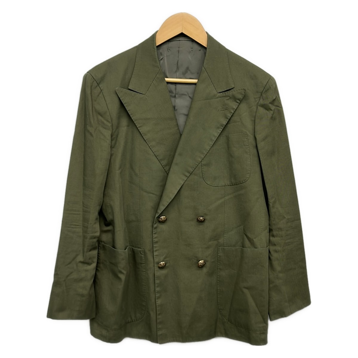 【新着】【中古】STRASBURGO(ストラスブルゴ) 上衣 長袖/ダブル/春/秋 カーキ