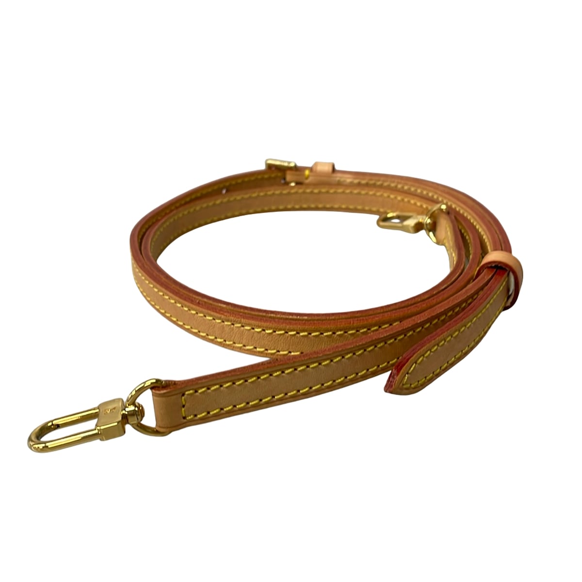 【新着】【中古】LOUIS VUITTON(ルイヴィトン) ストラップ(合わせる能力のある、幅1.2コマーシャル、ヌメ革当て嵌める生産物用) ストラップ 自然的