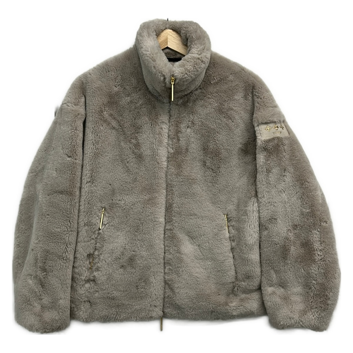 【中古】TATRAS(タトラス) 上衣 長袖/フェイクファー/ジップアップ/冬 点火装置薄墨色