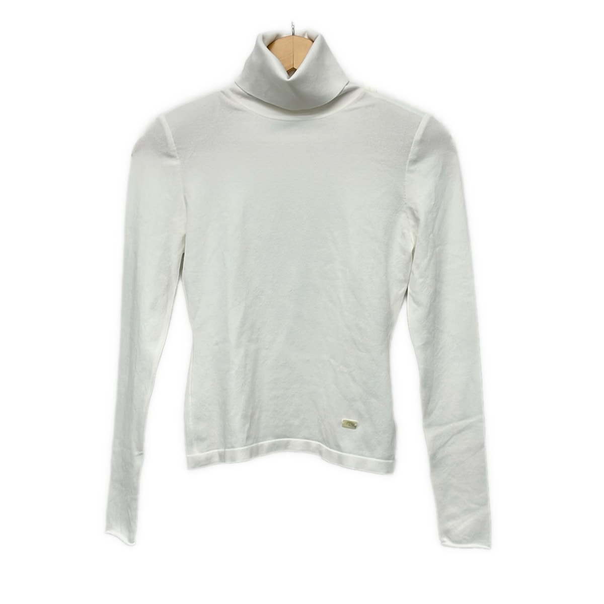 【中古】DAISY LIN(デイジーリン) 長袖セーター タートルネック/肩パッド付き 白｜ブランディア　店