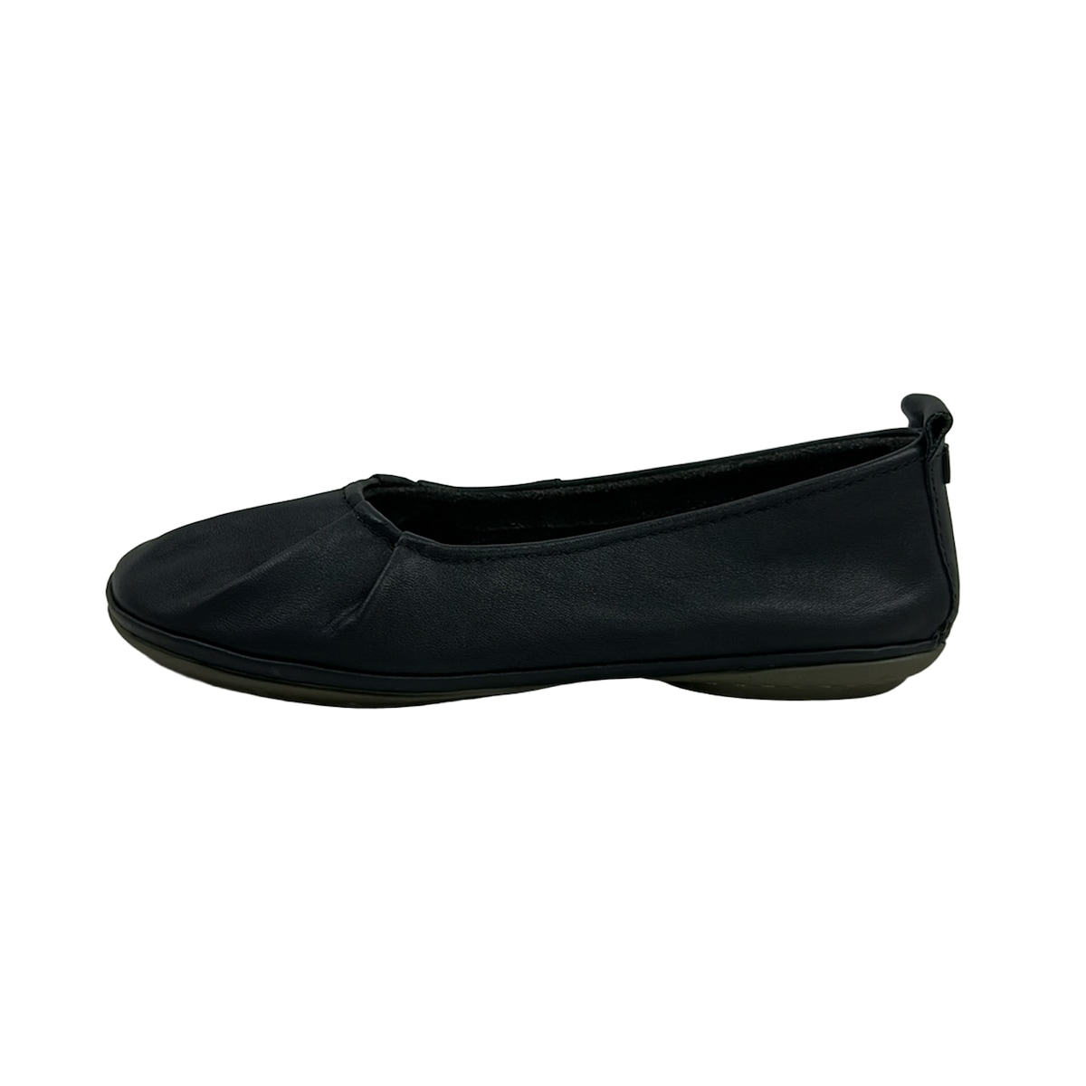 【新着】【中古】CAMPER(カンペール) 坦々たるシューズ 黒 なめし革