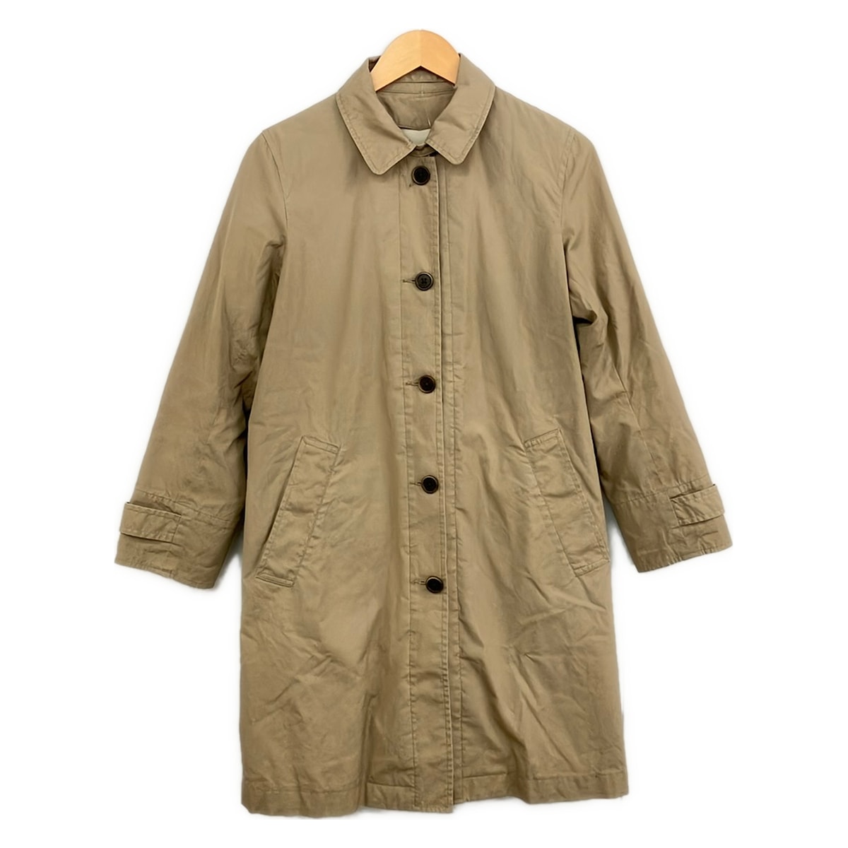 【新着】【中古】MHL.(エムエイチエル) 厚地の外套 落ちこむラインドライブ付き添い人/秋/冬 ベージュ