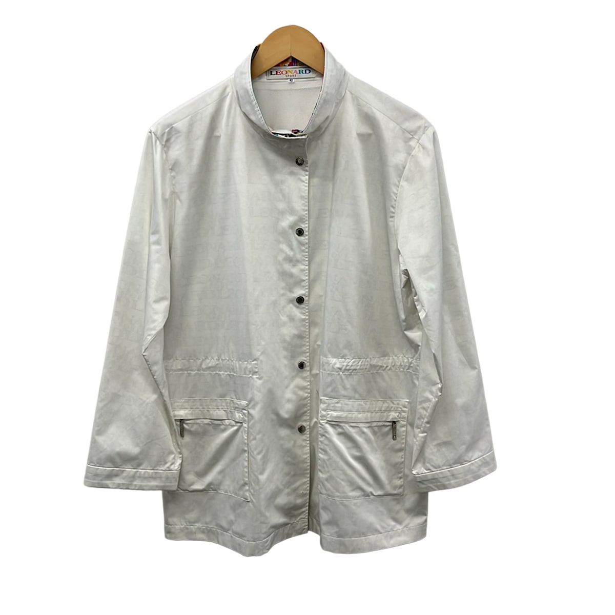 【中古】LEONARD(レオナール) 上衣 長袖/オール季節 白