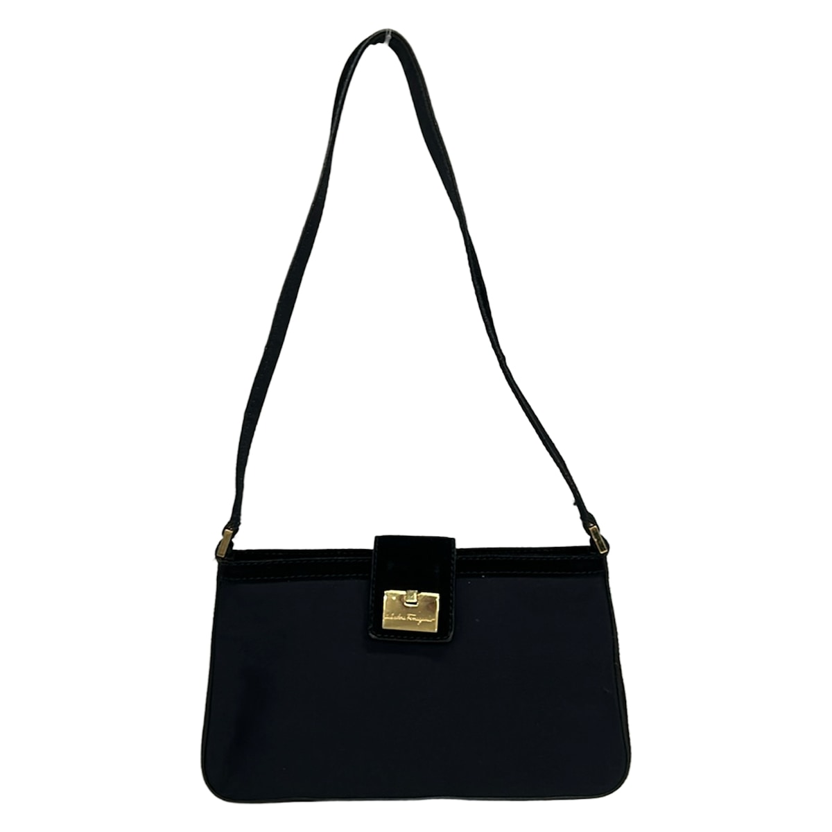 【新着】【中古】FERRAGAMO/SalvatoreFerragamo(サルバトーレフェラガモ) ショルダーバッグ 黒