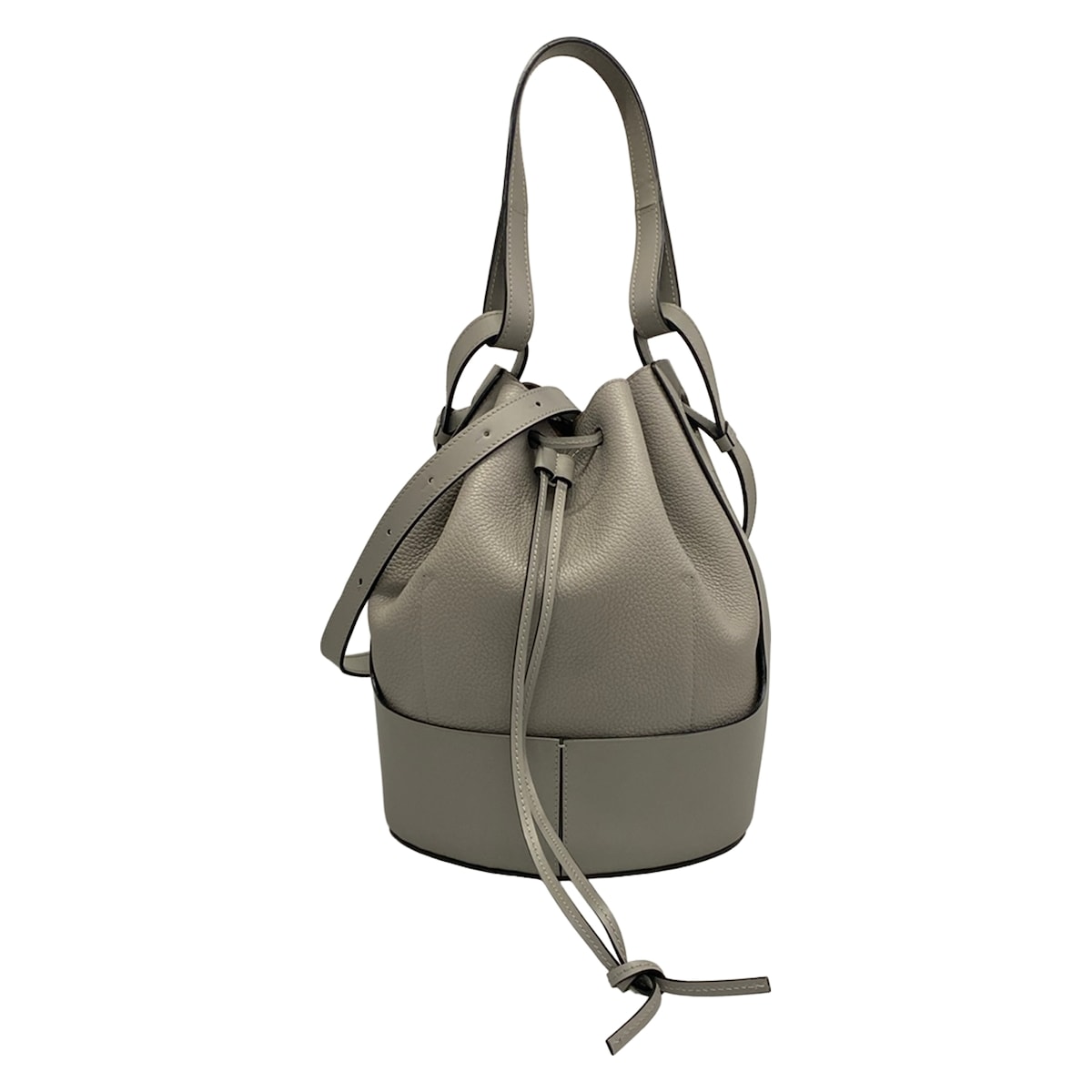【新着】【中古】LOEWE(ロエベ) 軽気球御徒面子 並み並み ショルダーバッグ 薄墨色 なめし革