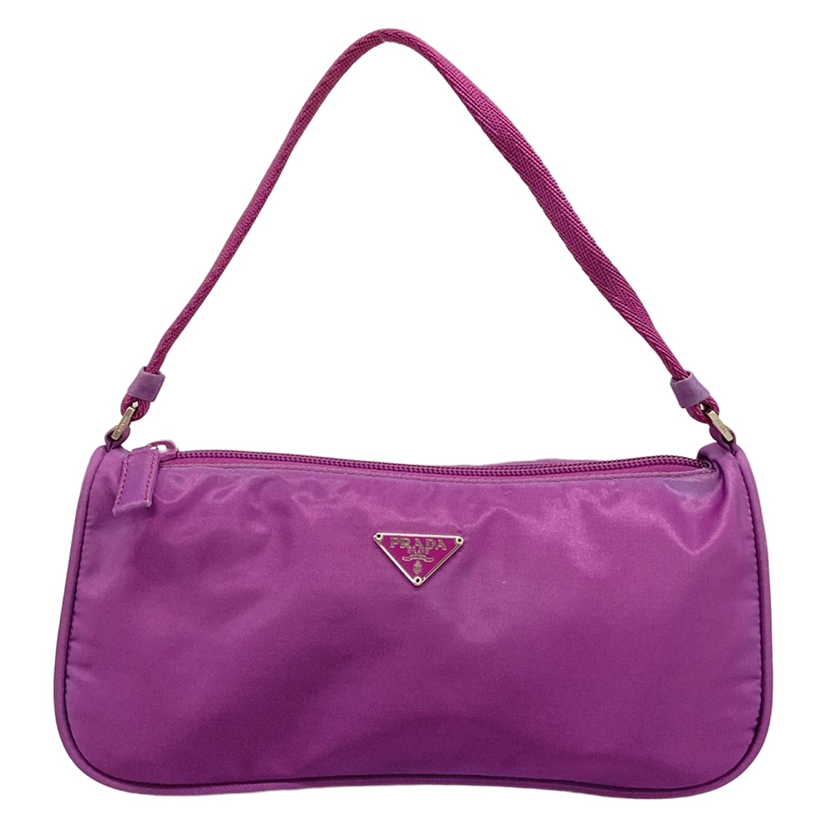 【新着】【中古】PRADA(プラダ) ハンドバック ミニ御徒面子 パープル