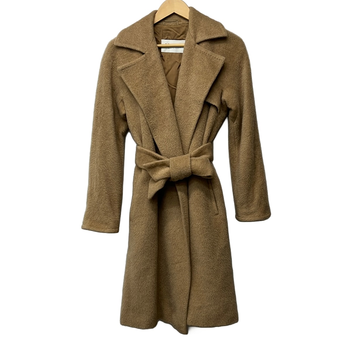 【中古】Max Mara(マックスマーラ) 厚地の外套 点火装置赤銅色
