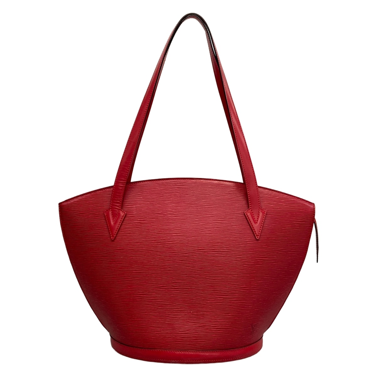 【新着】【中古】LOUIS VUITTON(ルイヴィトン) サンジャックショッピング ショルダーバッグ カスティリアンレッド なめし革