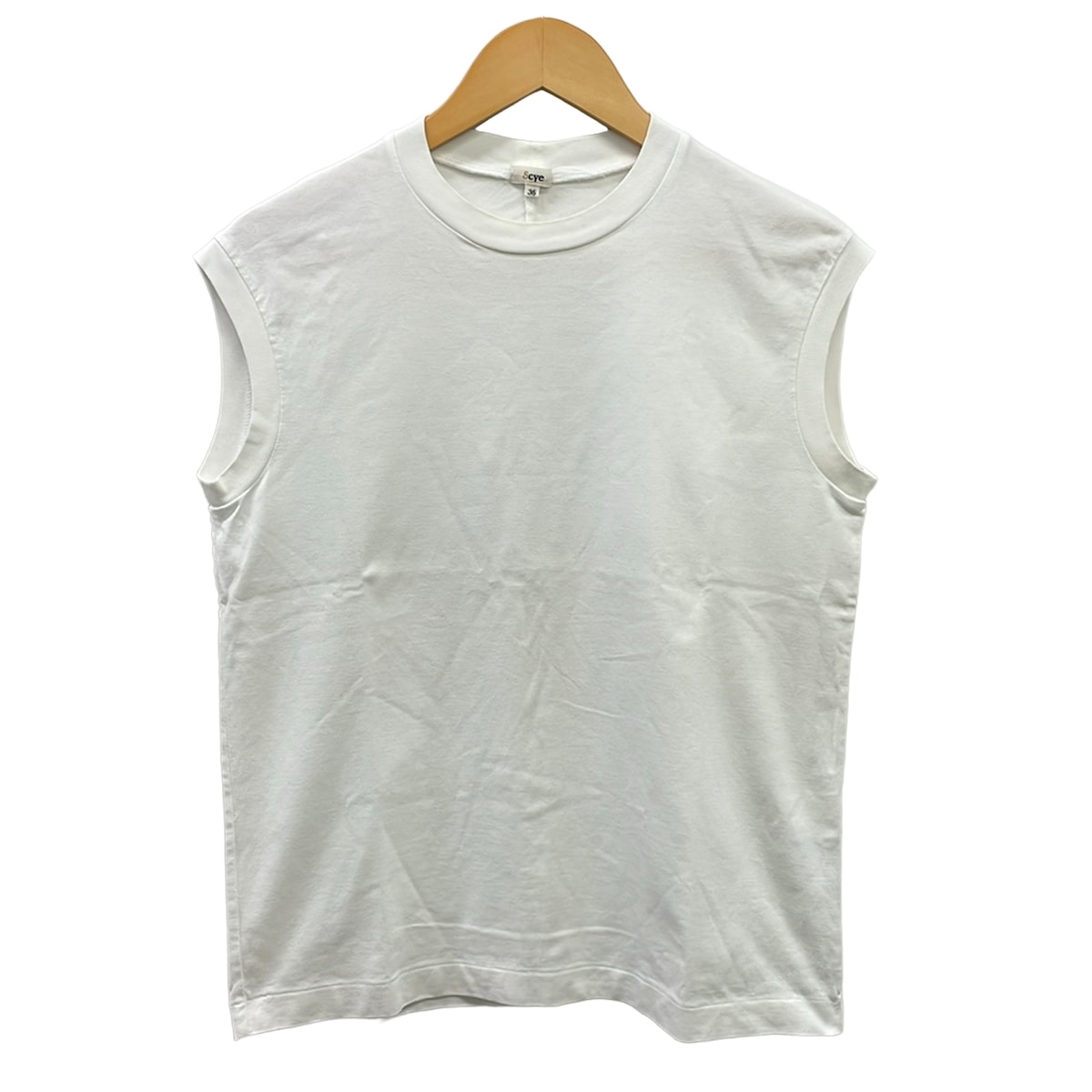 【中古】SCYE(犀) ノースリーブティーシャツ 白