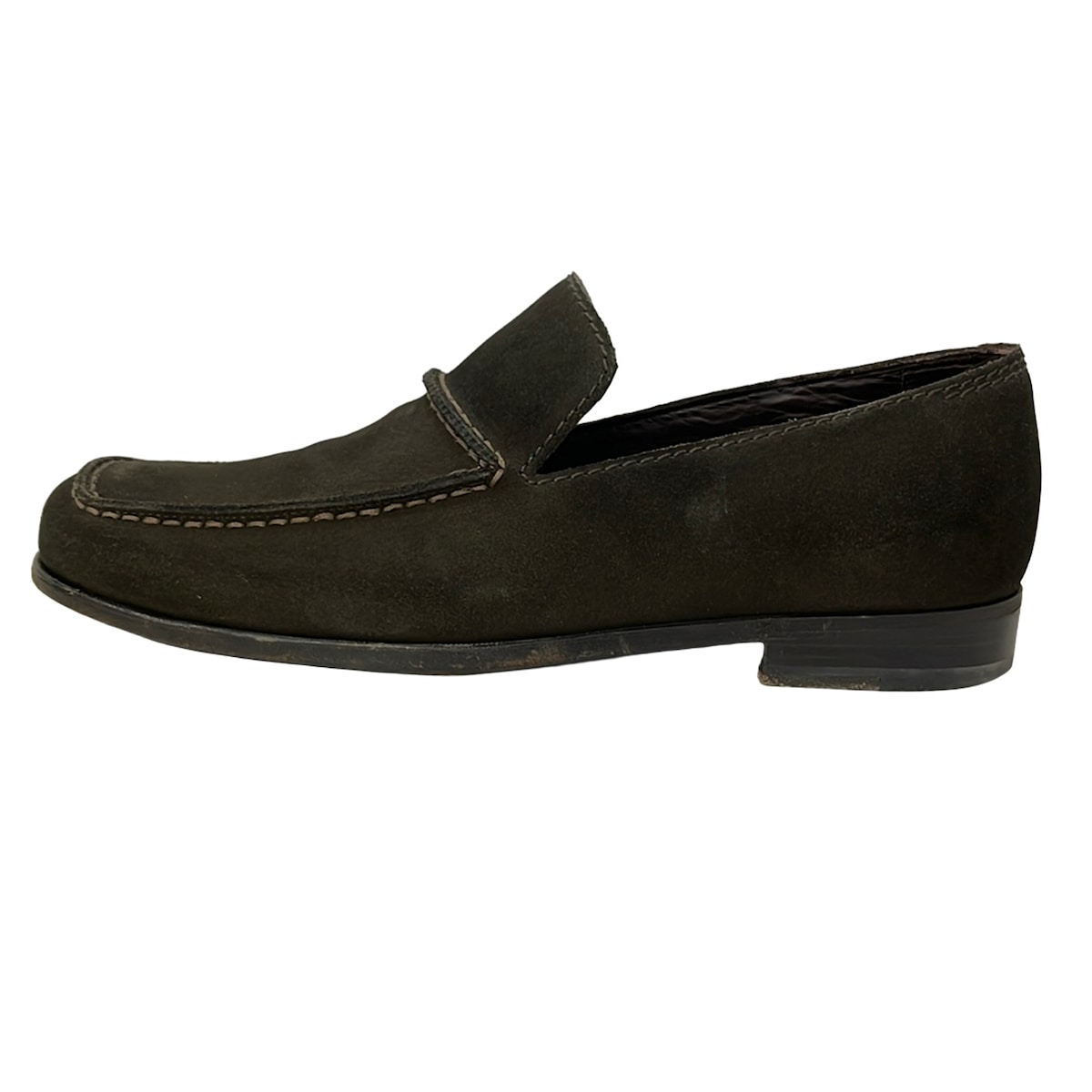 【新着】【中古】BOTTEGA VENETA(ボッテガヴェネタ) 置き目毛革 カーキ
