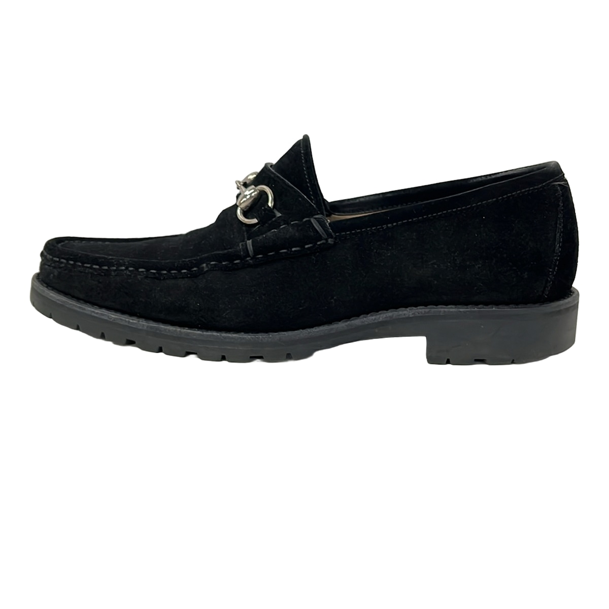 【新着】【中古】GUCCI(グッチ) 置き目毛皮 導管ビット 黒