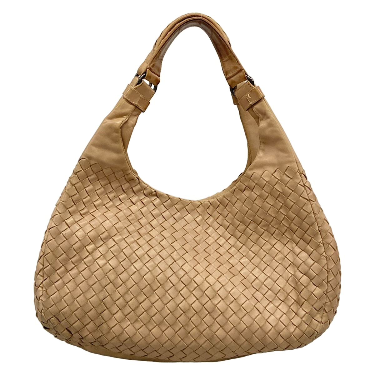 【新着】【中古】BOTTEGA VENETA(ボッテガヴェネタ) ミディアムカンパーナバッグ トートバッグ ベージュ なめし革