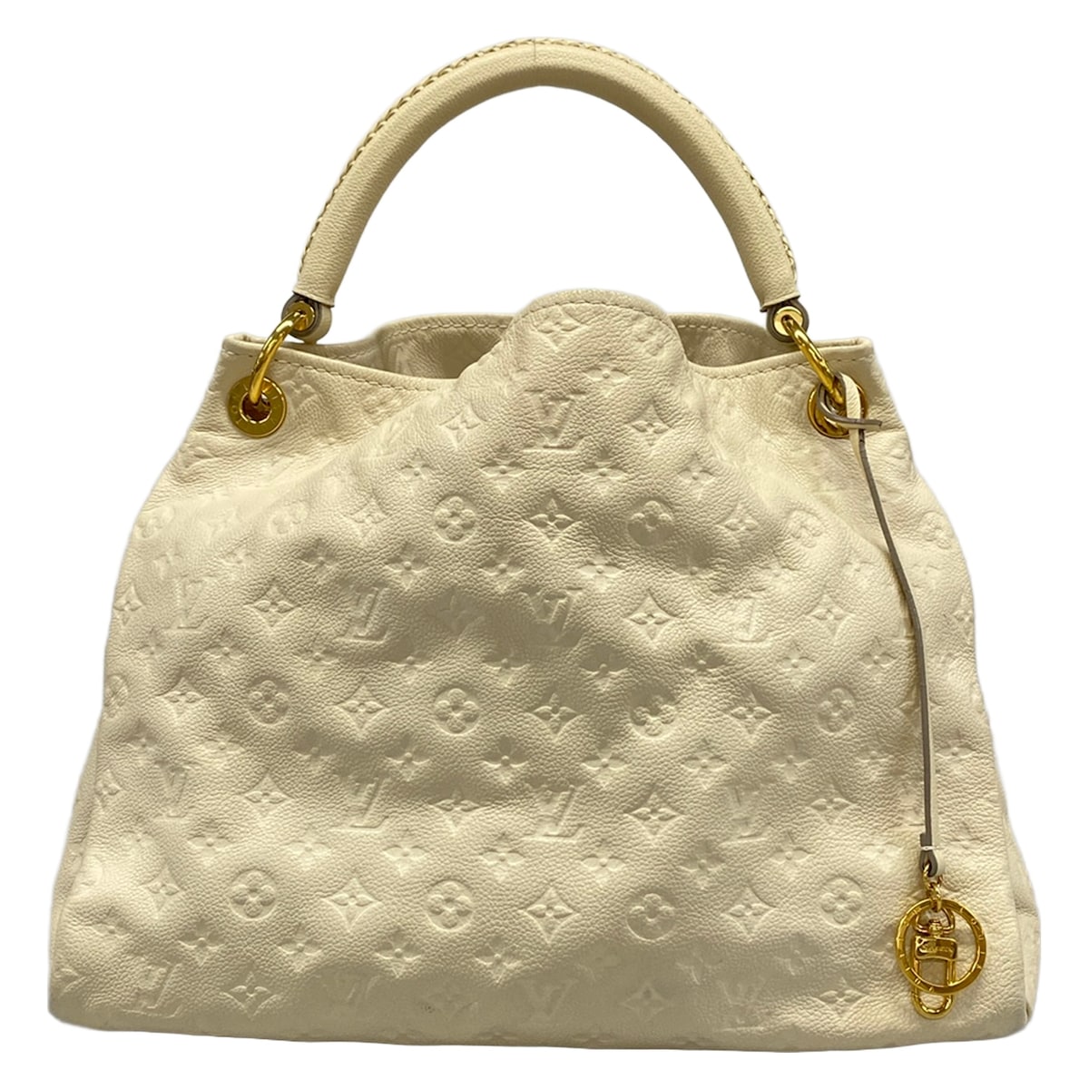 【中古】LOUIS VUITTON(ルイヴィトン) アーツィーMM ハンドバック ネージュ なめし革