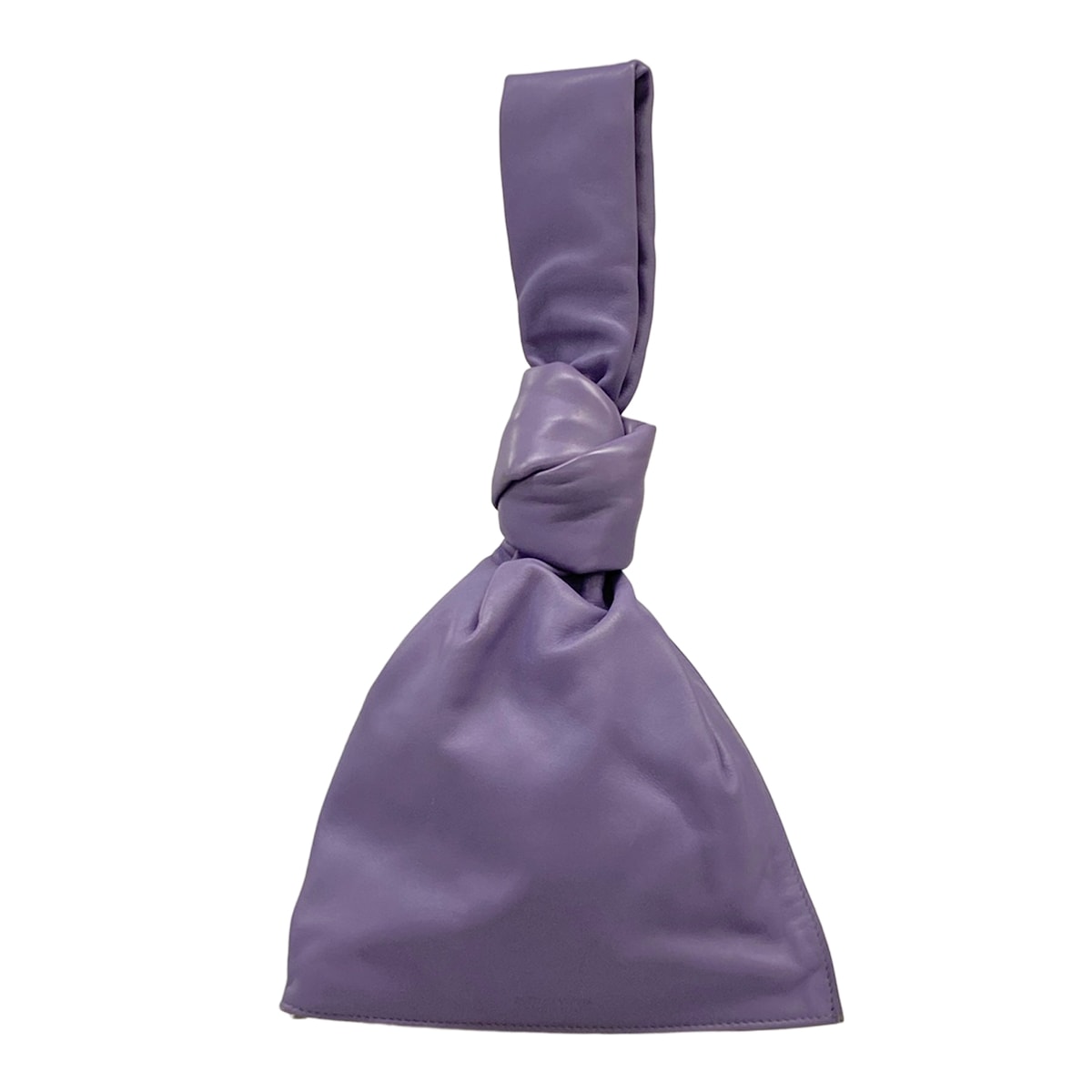 【中古】BOTTEGA VENETA(ボッテガヴェネタ) ミニ ザ・ツイスト ハンドバック ライトパープル なめし革