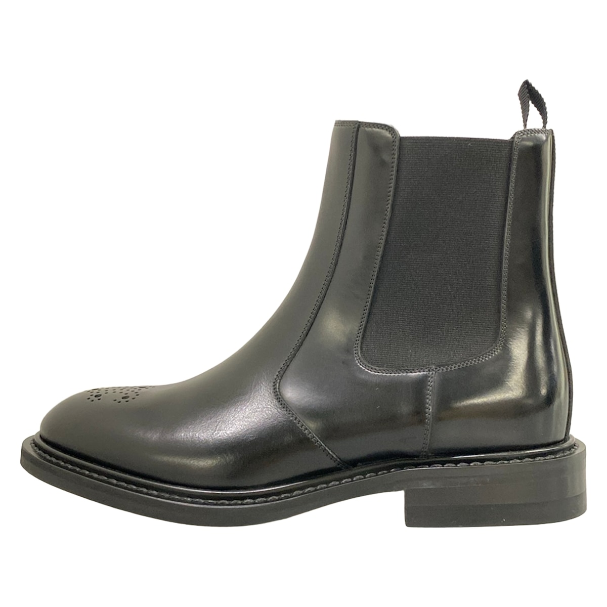 【中古】CELINE(セリーヌ) 遊撃手ブーツ 側面ゴア 黒 なめし革
