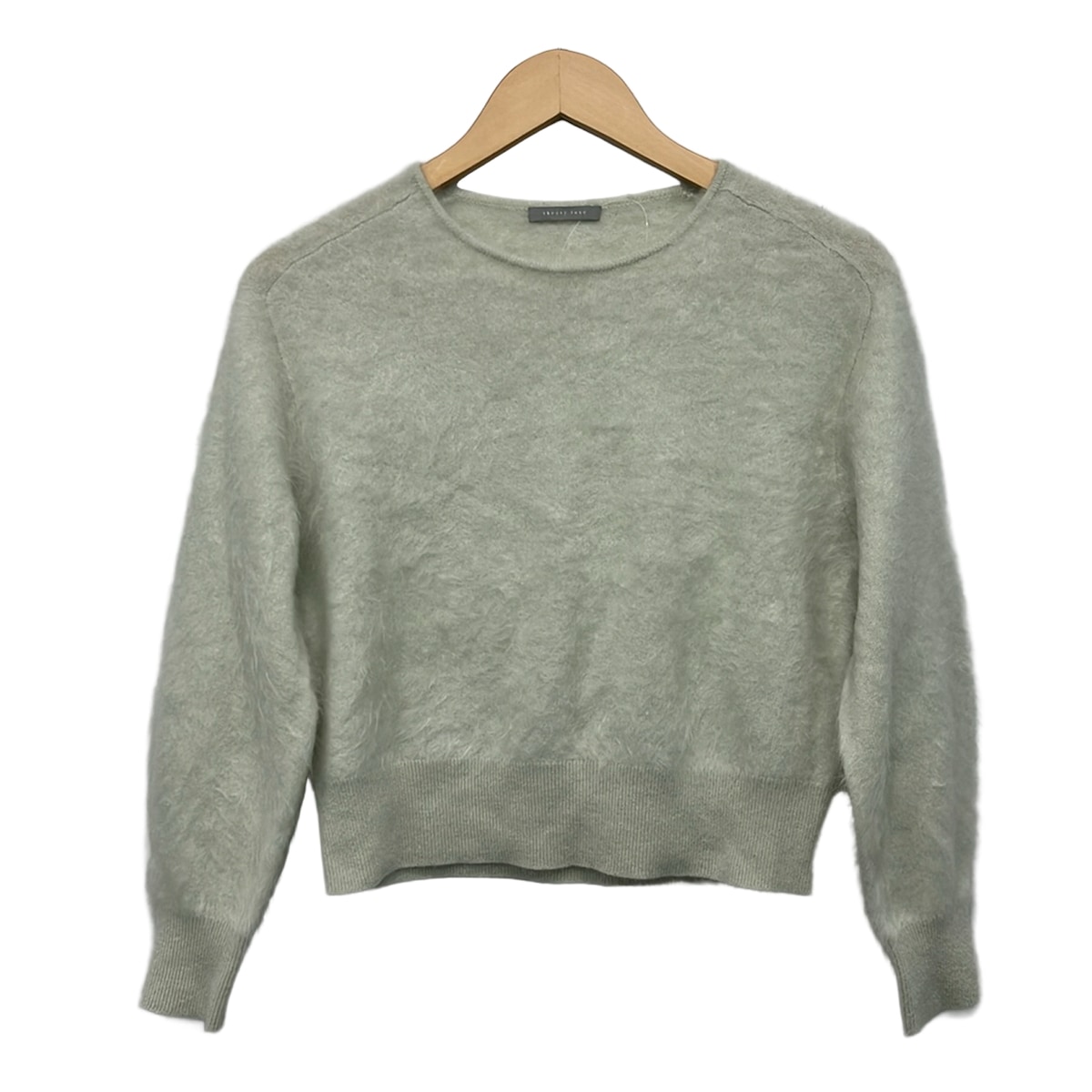 【新着】【中古】theory luxe(セオリーリュクス) 長袖プルオーバー 労働者の一団のど首/カシミール ライトグリーン