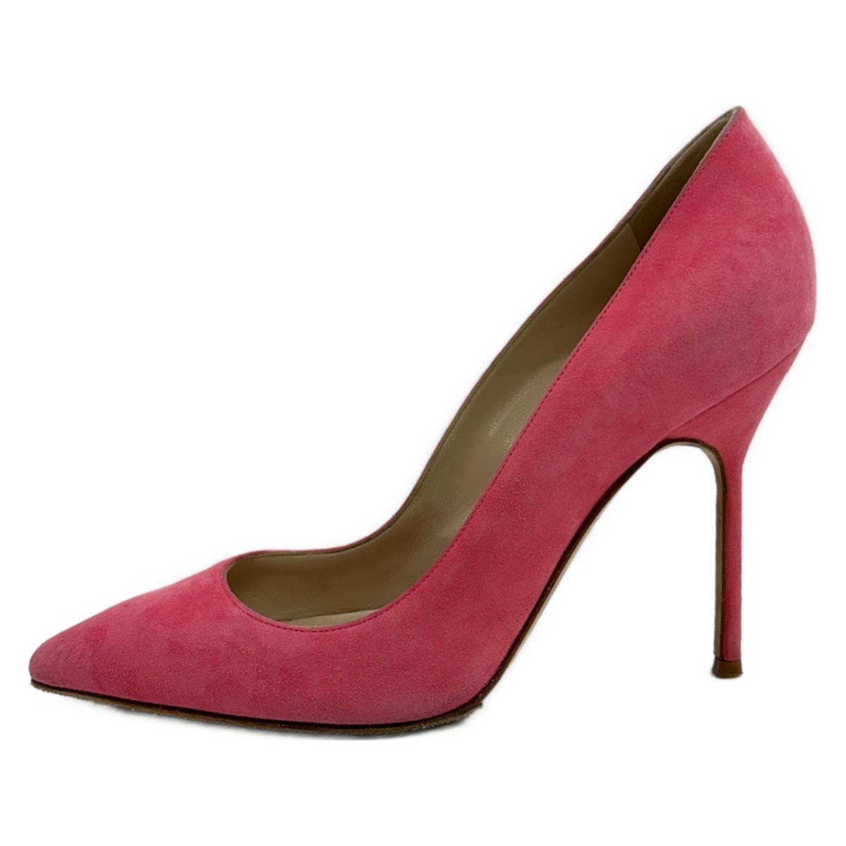 【中古】MANOLO BLAHNIK(マノロブラニク) パンプス アウトソール張替済 サクラ色
