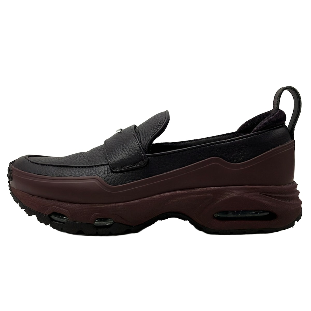 【中古】NIKE(ナイキ) エア湖マックス フェノメナ 置き目毛革 ボルドーワイン なめし革