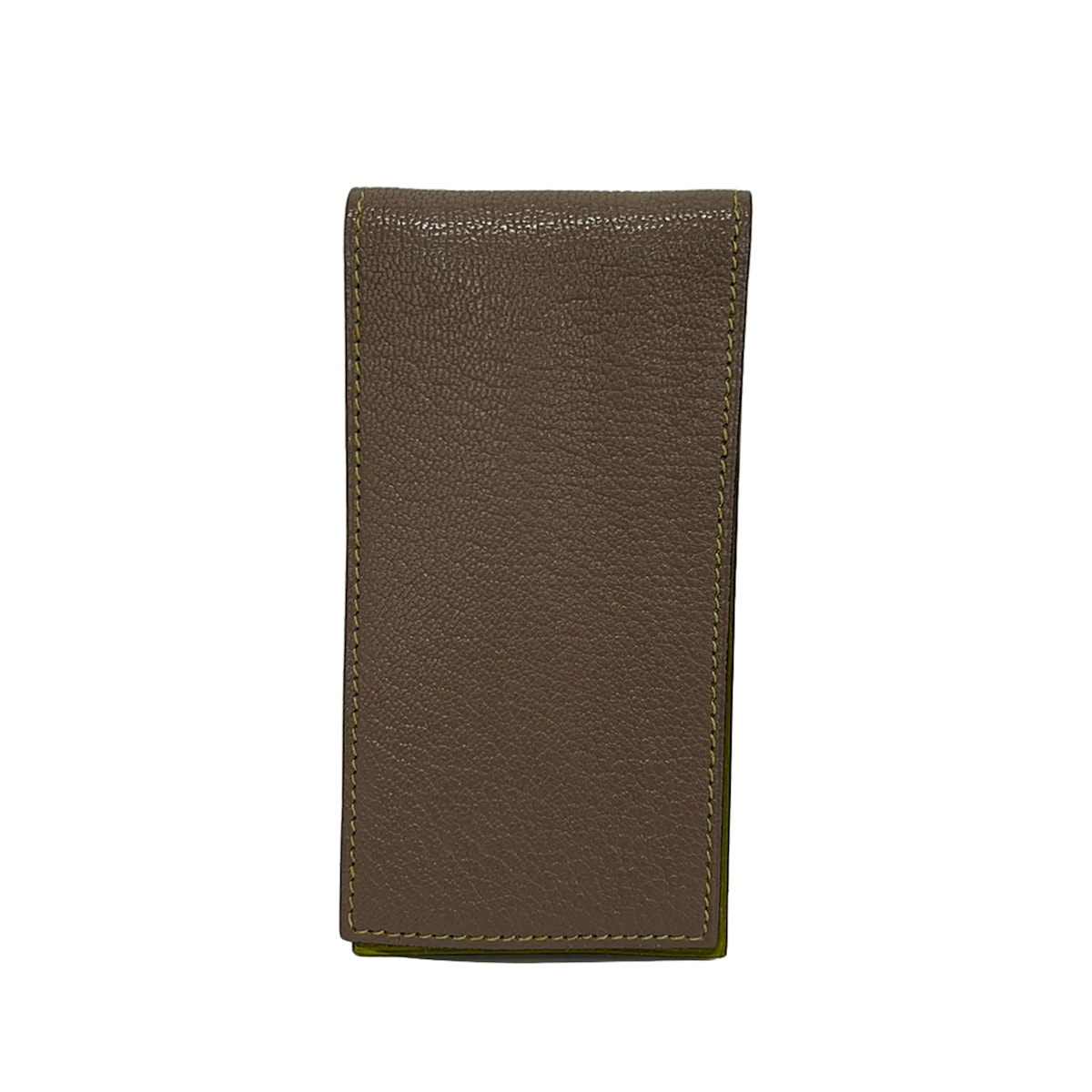 【新着】【中古】HERMES(エルメス) 小入れもの 万覚え帳押しかぶせる エトゥープ