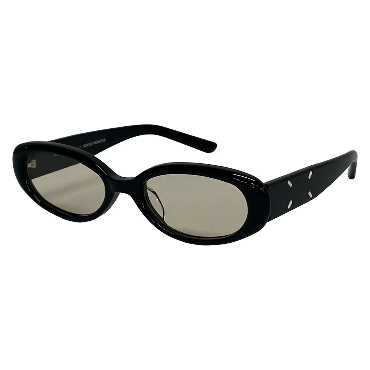 【新着】【中古】Maison Margiela(メゾンマルジェラ) 黒眼鏡 GENTLE MONSTER二人三脚 赤銅色×黒×白