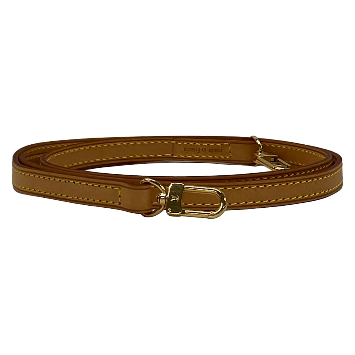 【新着】【中古】LOUIS VUITTON(ルイヴィトン) ストラップ(合わせる不可、幅1.2コマーシャル、ヌメ革当て嵌める生産品用) ストラップ 自然的
