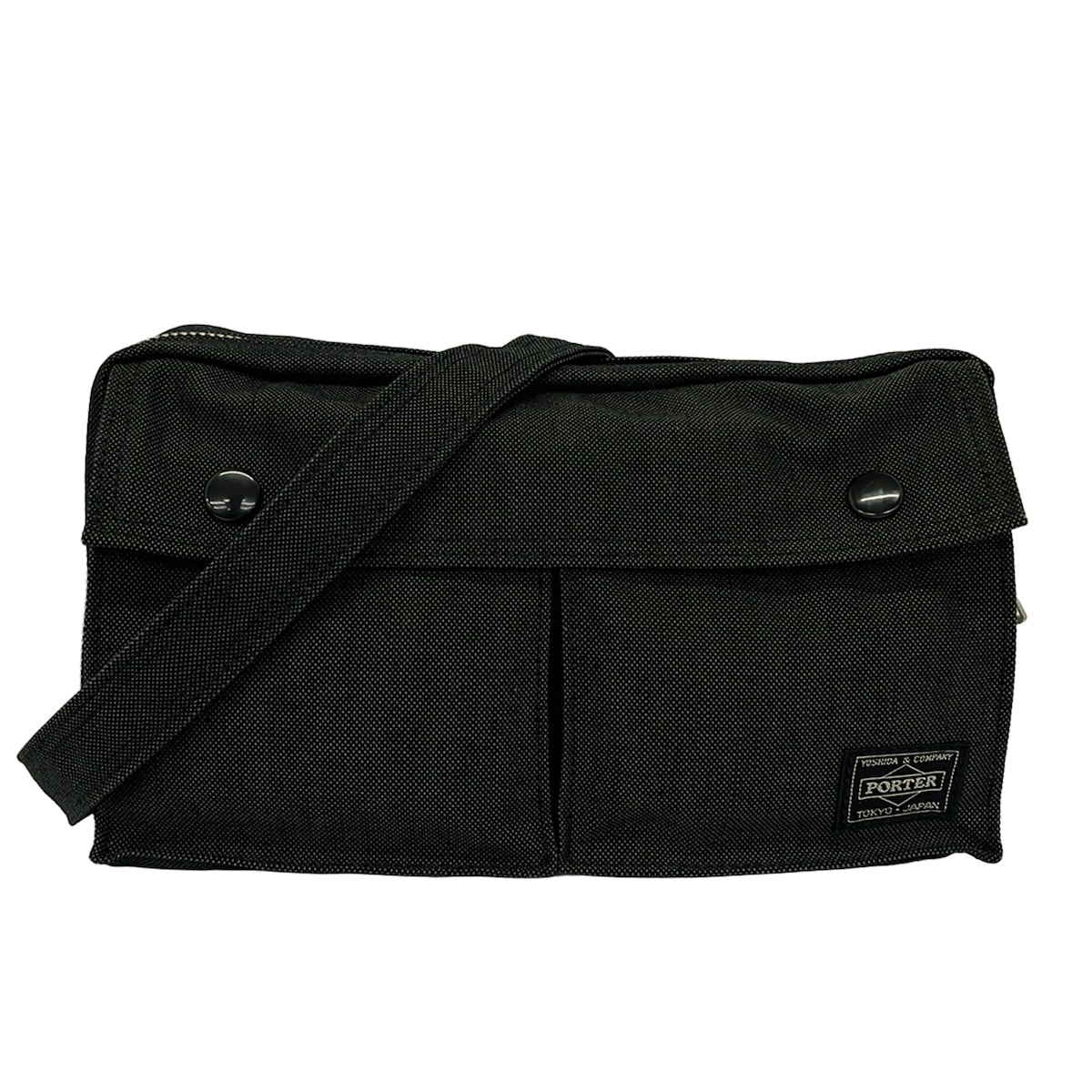 【新着】【中古】PORTER/吉田(ボーイ) ショルダーバッグ うす暗い薄墨色 綿織物