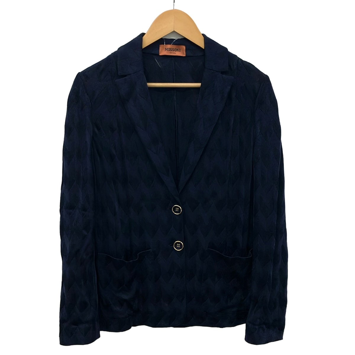 【新着】【中古】MISSONI(ミッソーニ) 上衣 長袖/オール時期 ダークネイビー