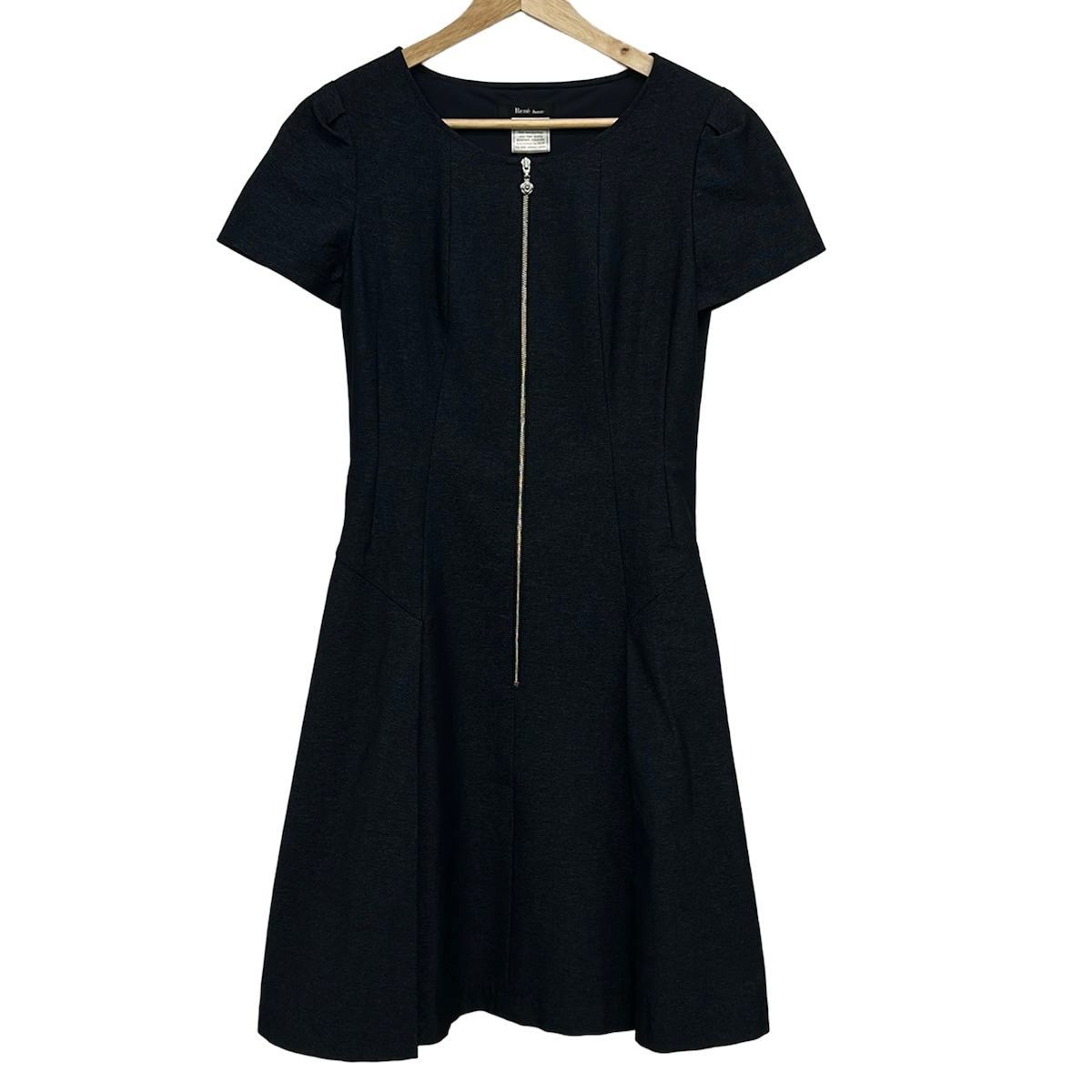 【新着】【中古】Rene(ルネ) 衣装 半袖/ひざ丈/basic/ジップアップ ダークネイビー