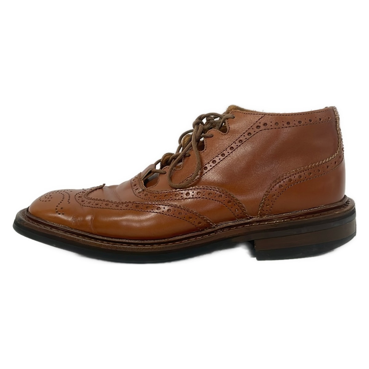 【中古】Tricker\u0027s(トリッカーズ) シューズ ウィングチップ 赤銅色 なめし革