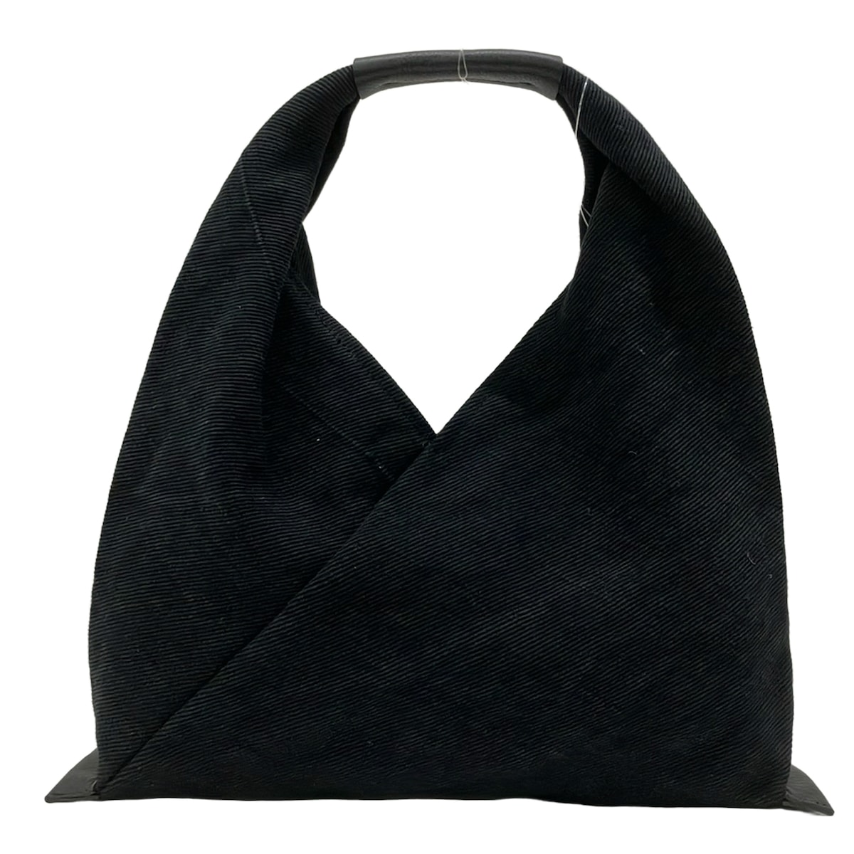 【新着】【中古】Hender Scheme(エンダースキーマ) azuma bag small ハンドバック 黒 綿織物、なめし革