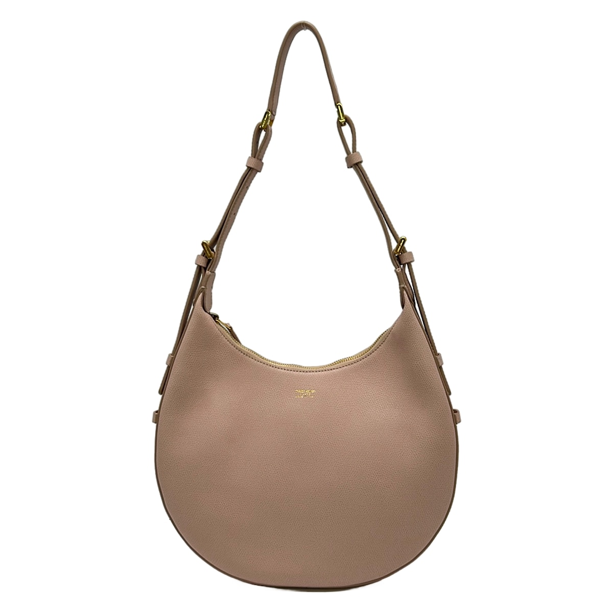 【中古】GIORGIOARMANI(ジョルジオアルマーニ) ショルダーバッグ 点火装置さくら色 なめし革