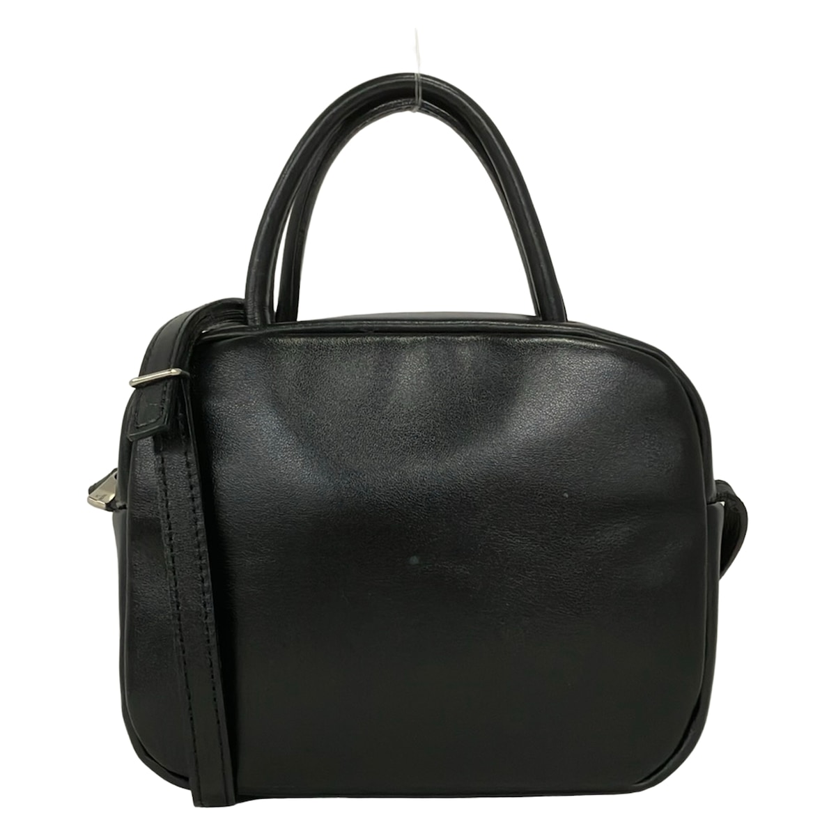 【新着】【中古】MY WEAKNESS(マイウィークネス) ショルダーバッグ 2way/ミニ御徒面子 黒 なめし革
