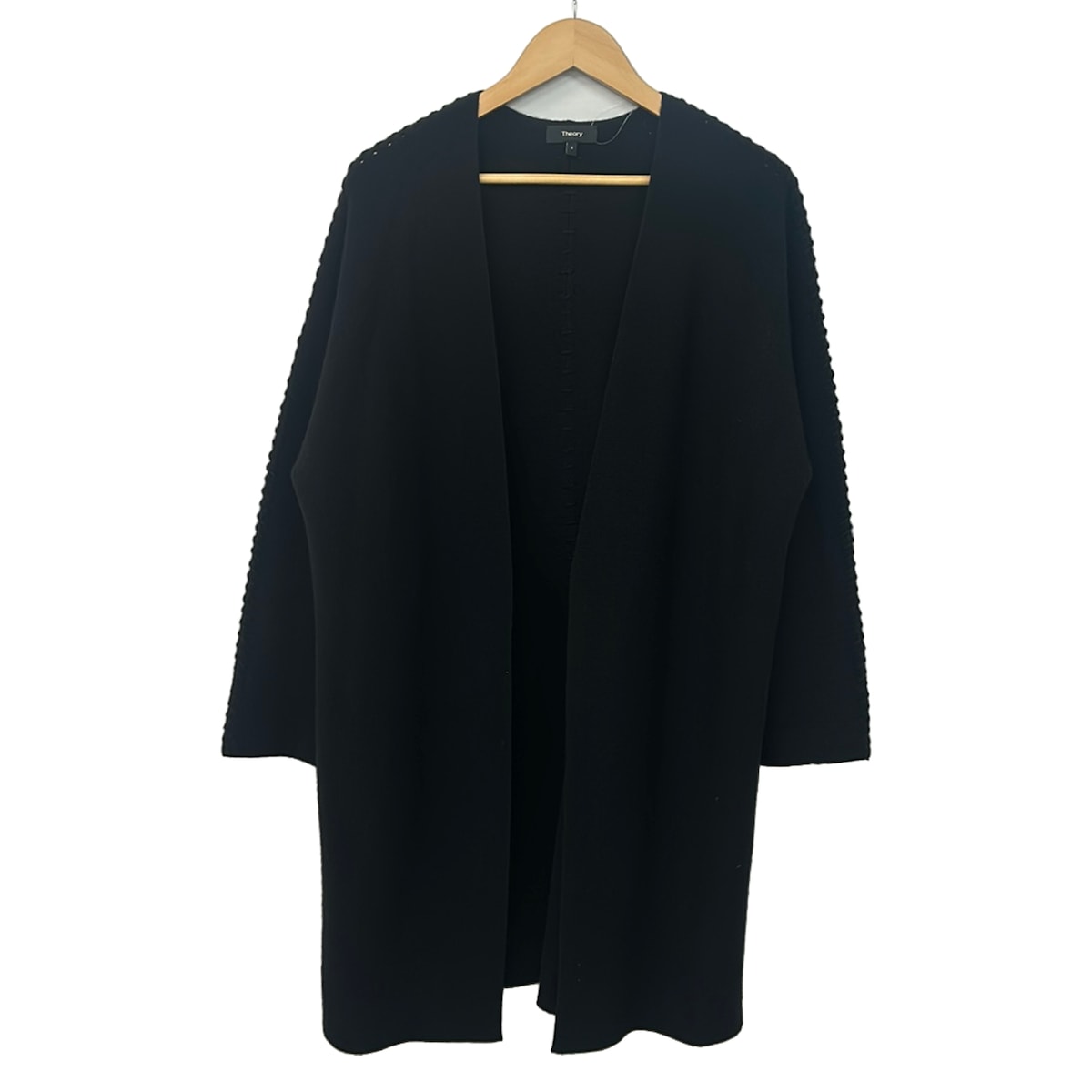【新着】【中古】theory(行動論理) ジレー 長袖/ロング丈 黒