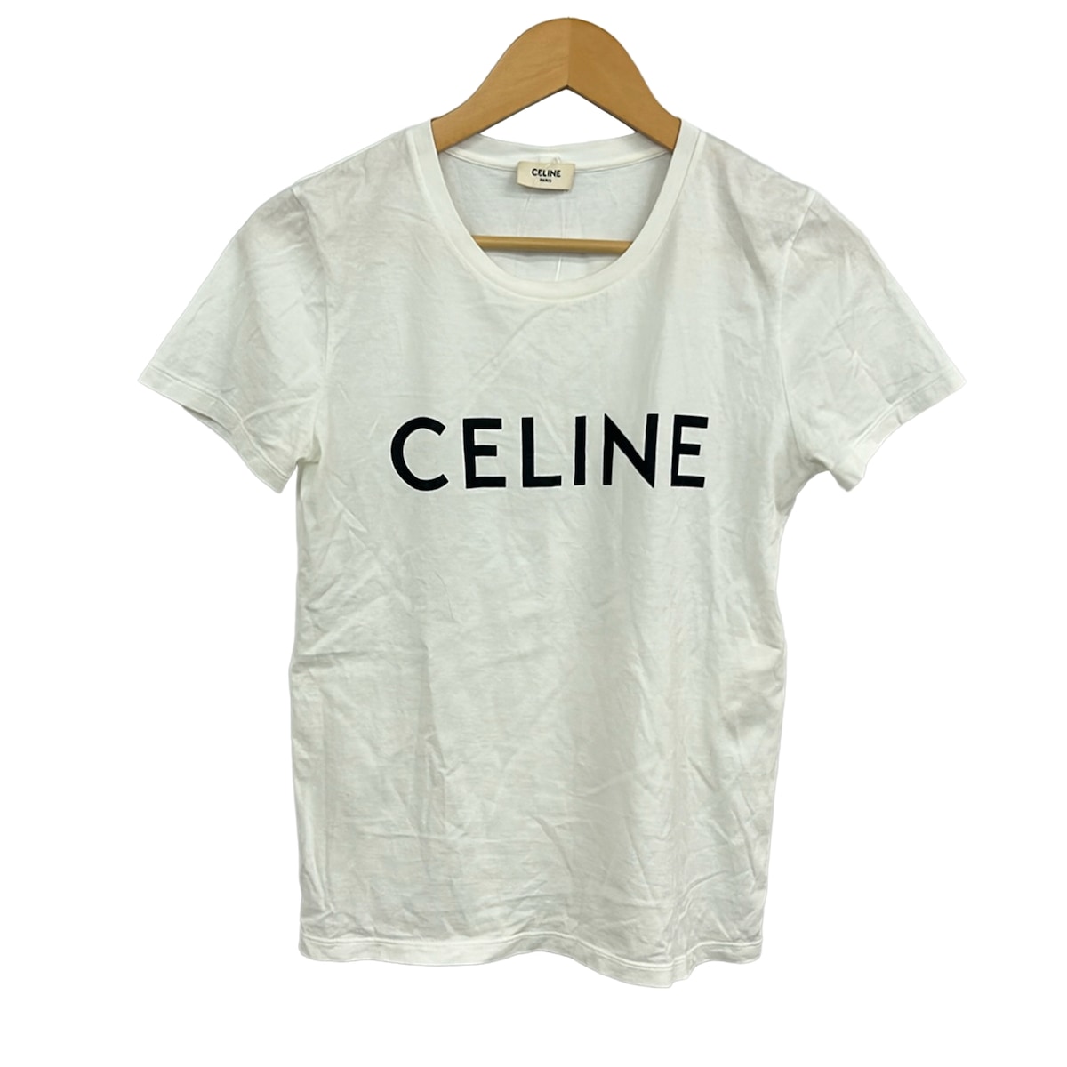 【新着】【中古】CELINE(セリーヌ) 半袖プルオーバー 白×黒