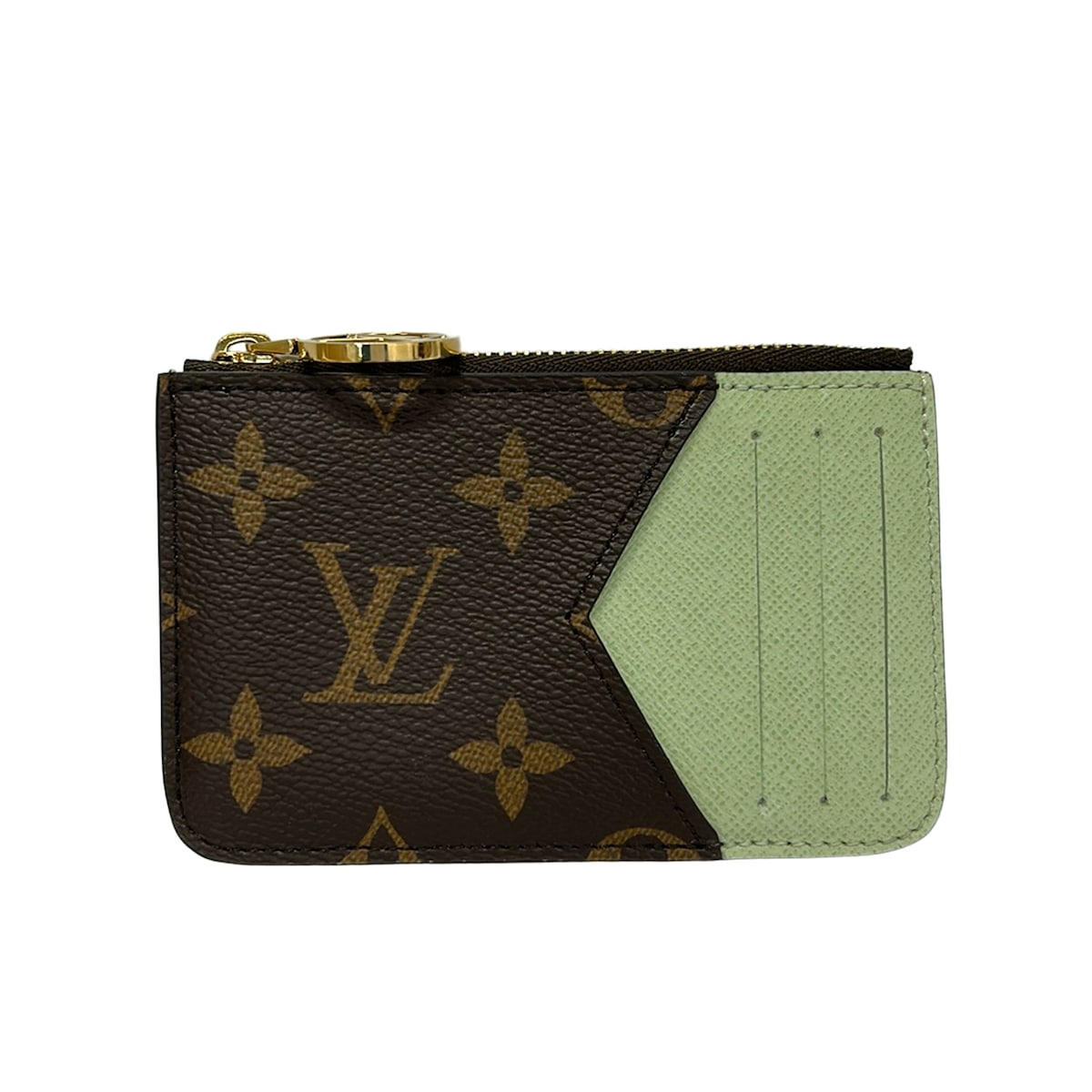 【新着】【中古】LOUIS VUITTON(ルイヴィトン) ポルトカルトロミー コインケース 抹茶