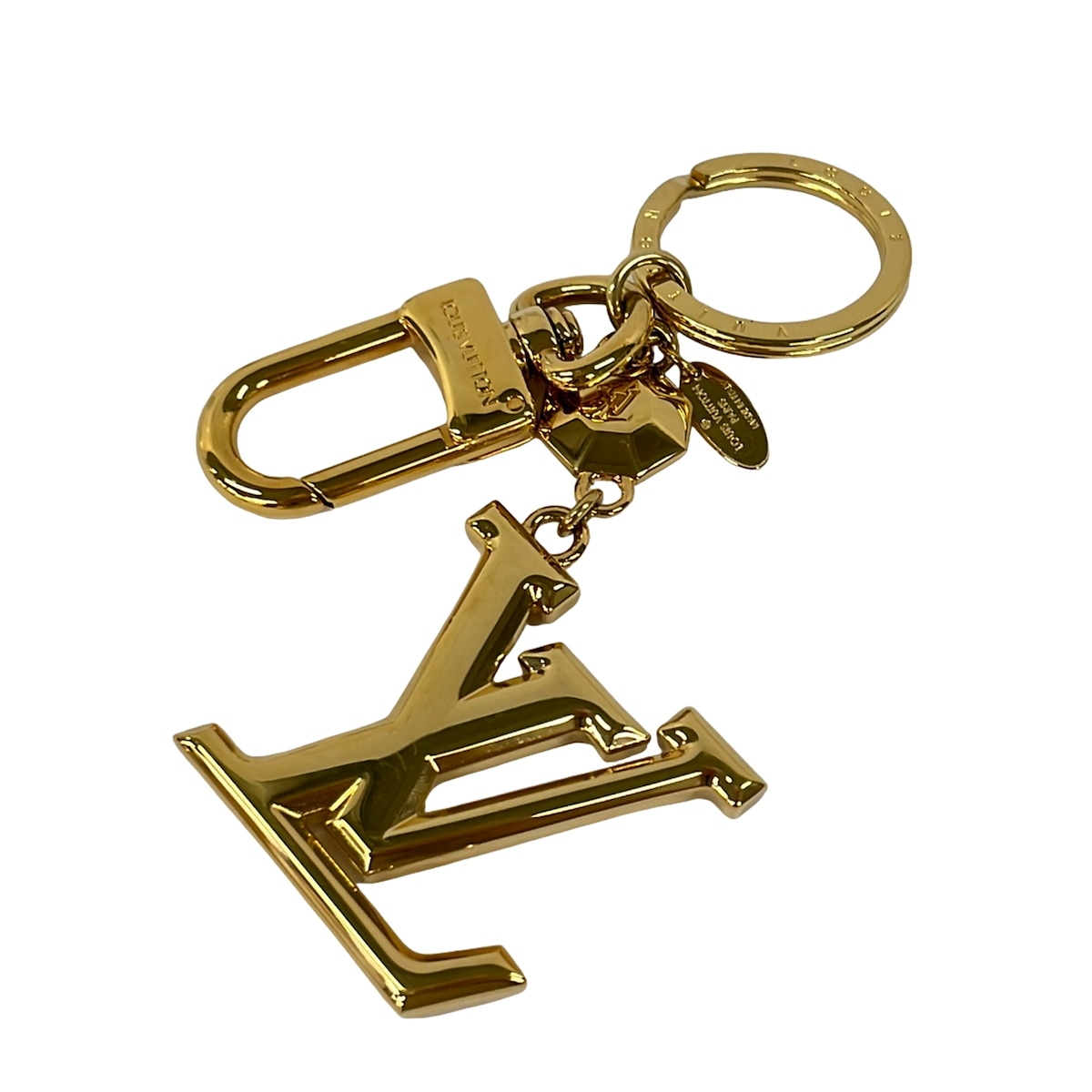 【新着】【中古】LOUIS VUITTON(ルイヴィトン) オポルト クレ・LV ファ仕掛ける キーホルダー(惹きつける) ゴールド