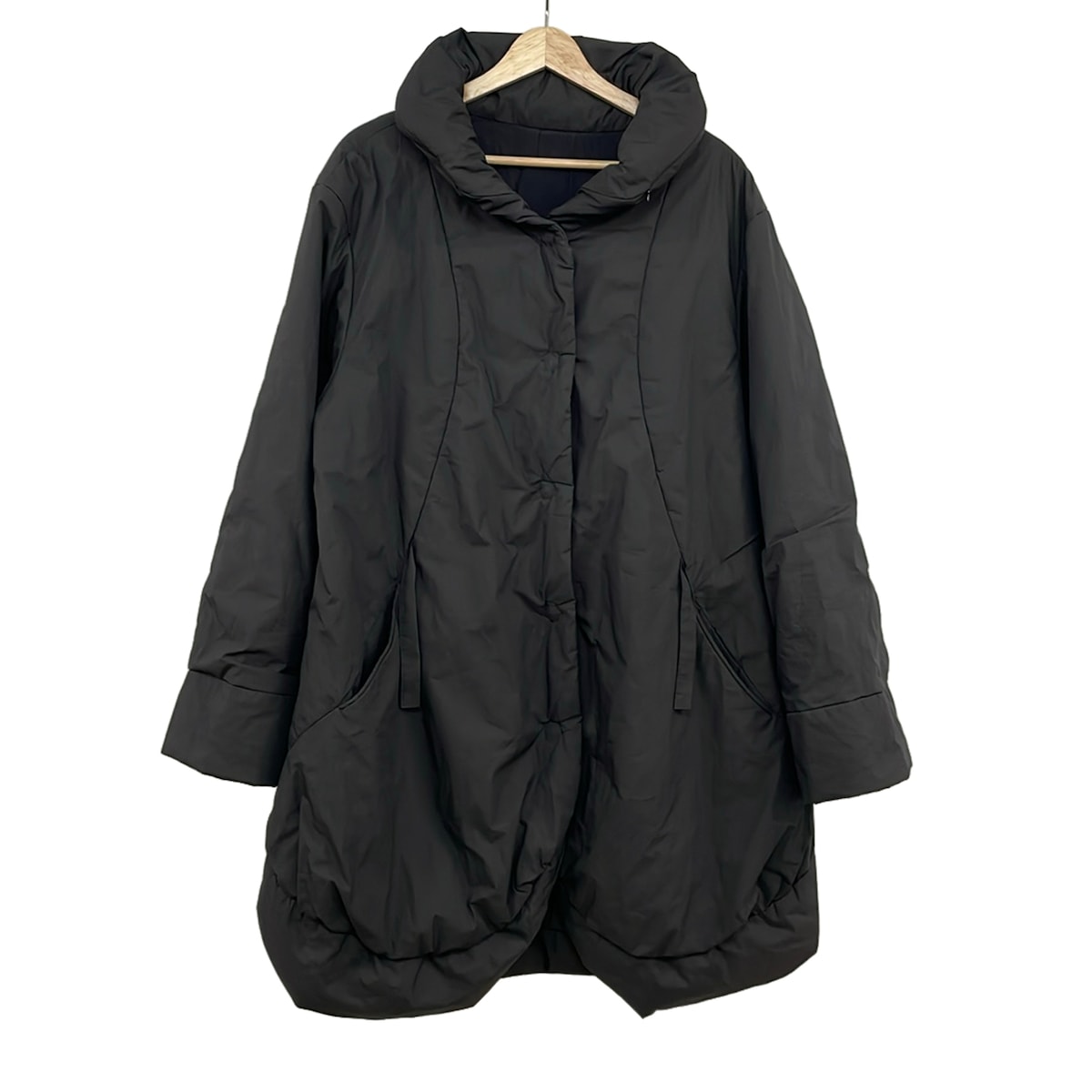 【新着】【中古】慈雨(ジウ/センソユニコ) 厚地の外套 長袖/中綿/冬 うす暗い薄墨色