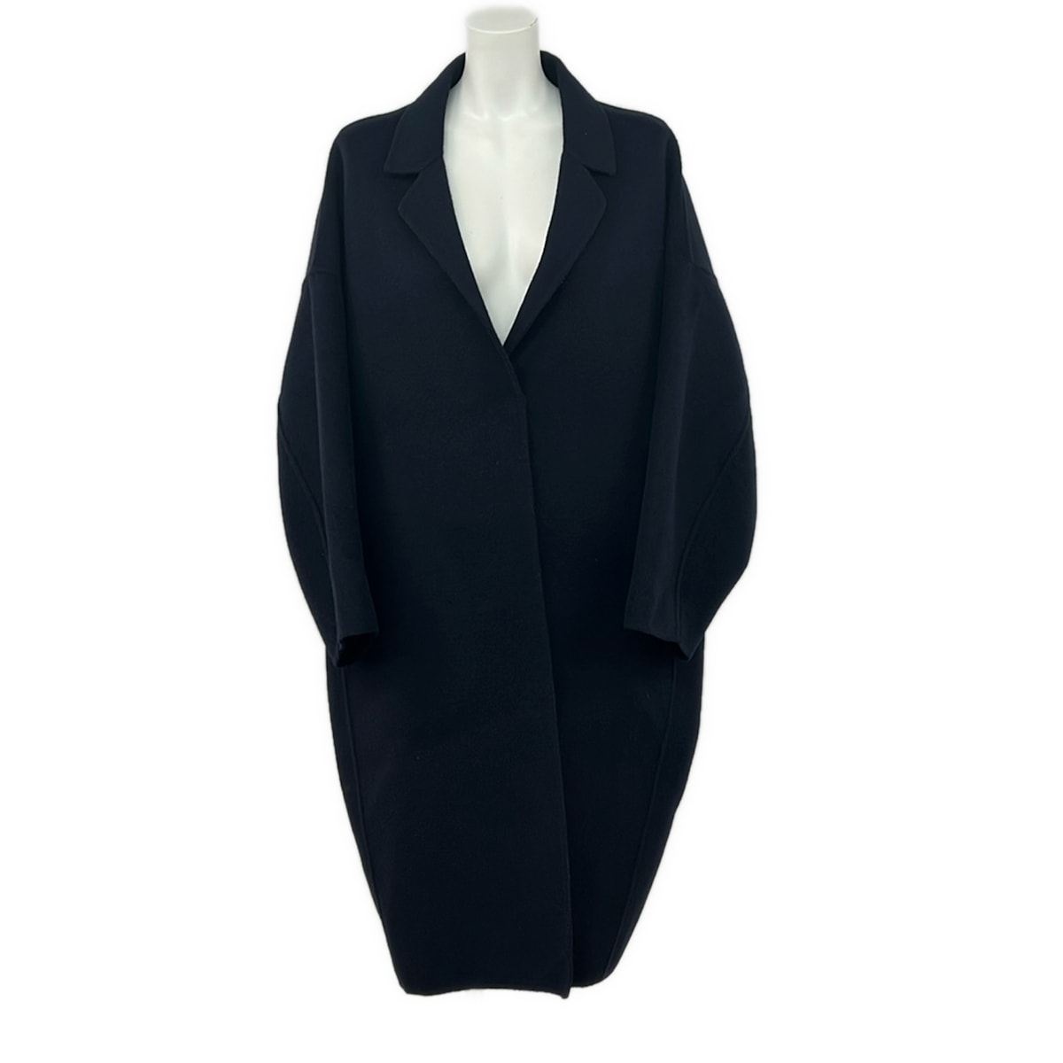 【新着】【中古】MUSE de DEUXIEME CLASSE(ミューズデドゥーズィエムクラス) 厚地の外套 長袖/秋/冬 ダークネイビー