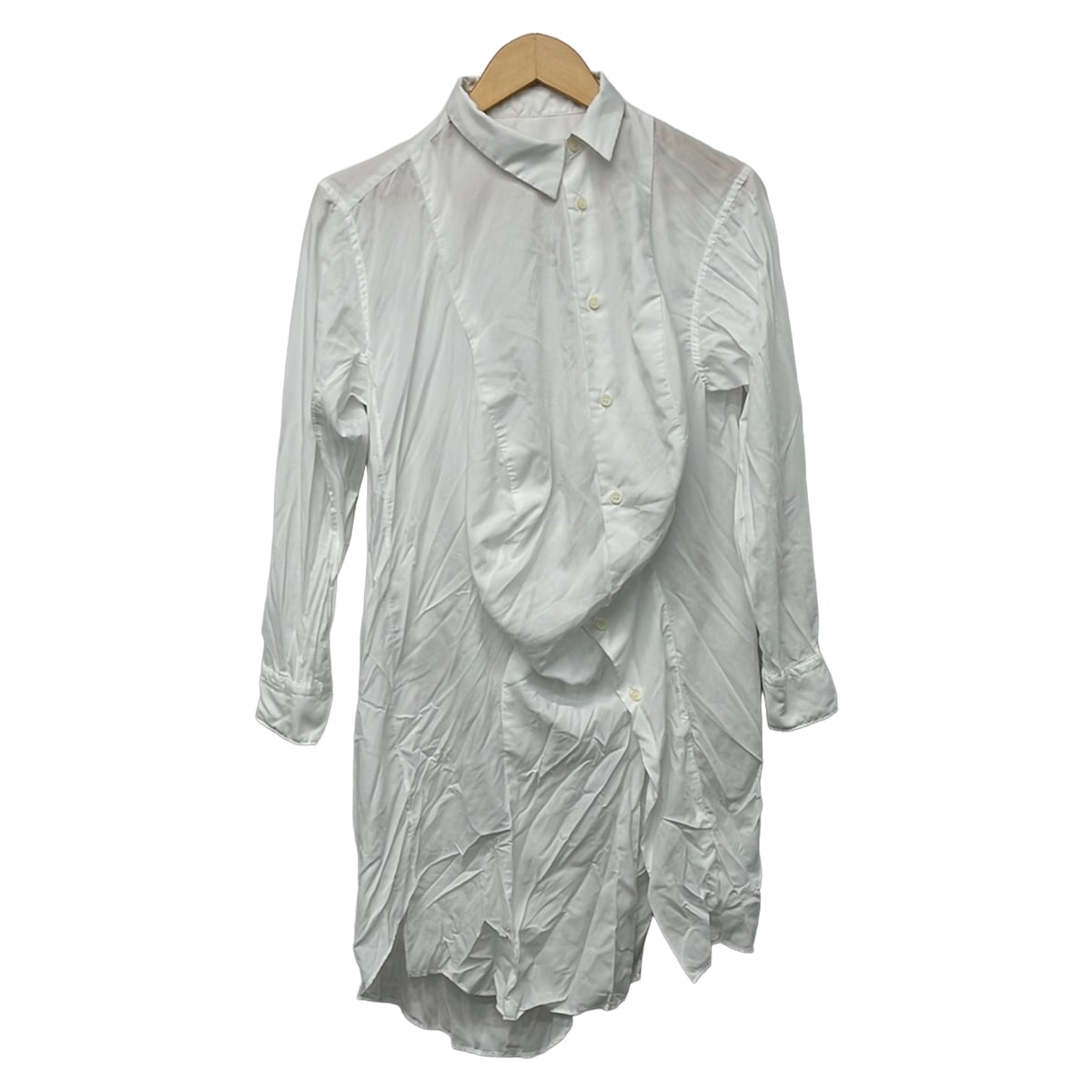 【新着】【中古】COMMEdesGARCONS(コムデギャルソン) 長袖プルオーバートップ うつり変わりひな形 象牙色