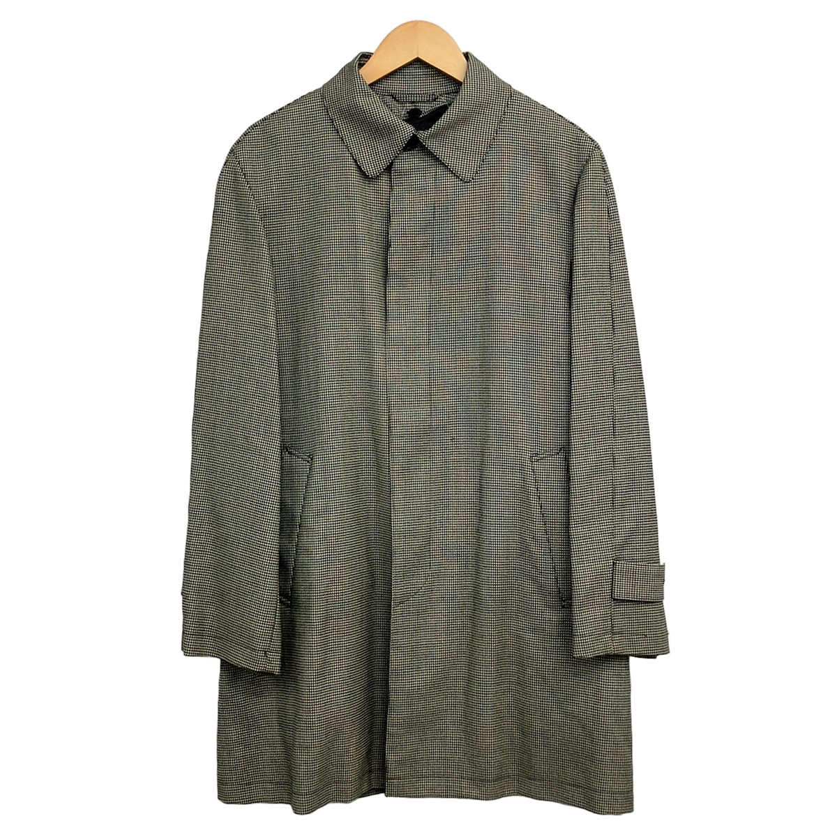 【新着】【中古】BrooksBrothers(ブルックスブラザーズ) 厚地の外套 長袖/チドリ透かし彫り柄/秋/冬 黒×白