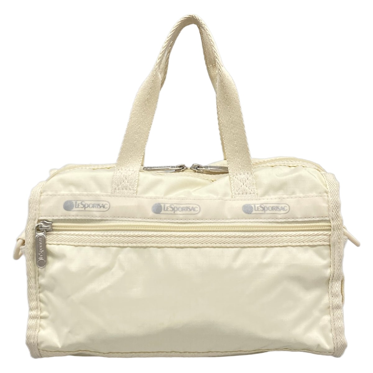 【新着】【中古】LESPORTSAC(レスポートサック) ハンドバック ミニ御徒面子 象牙色