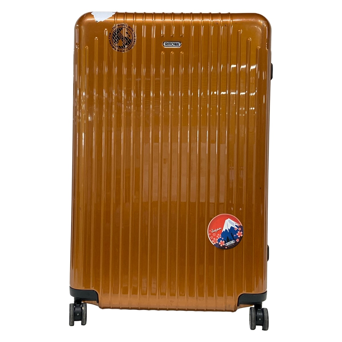 【新着】【中古】RIMOWA(リモワ) サルサ 大気圏 キャリーバッグ TSA鍵を掛ける電話番号【000】 点火装置赤銅色