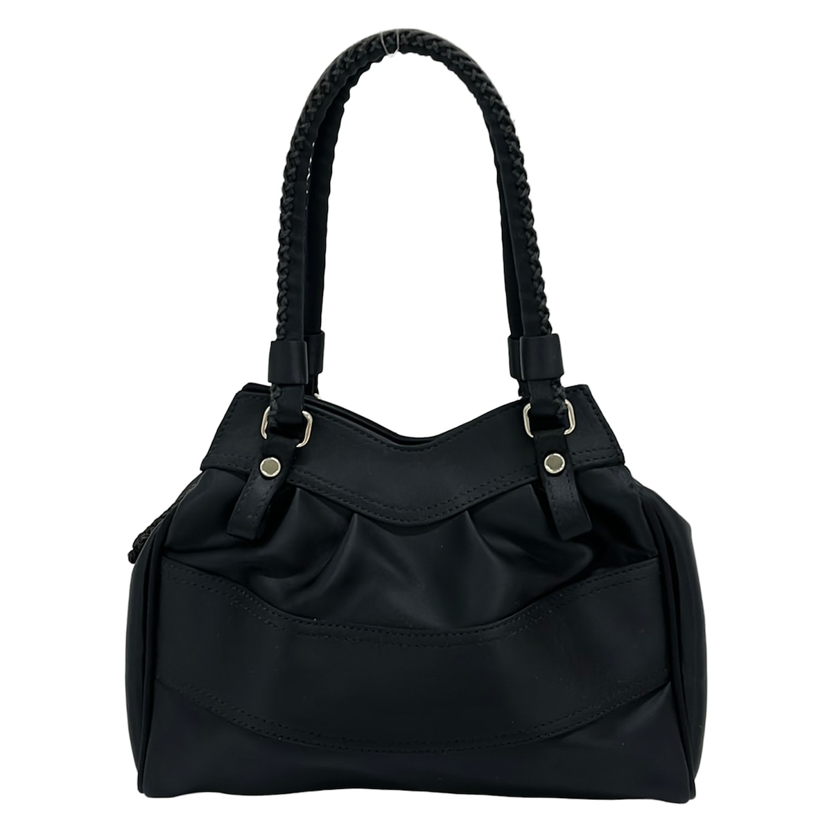 【新着】【中古】GIORGIOARMANI(ジョルジオアルマーニ) ハンドバック ミニ御徒面子 黒